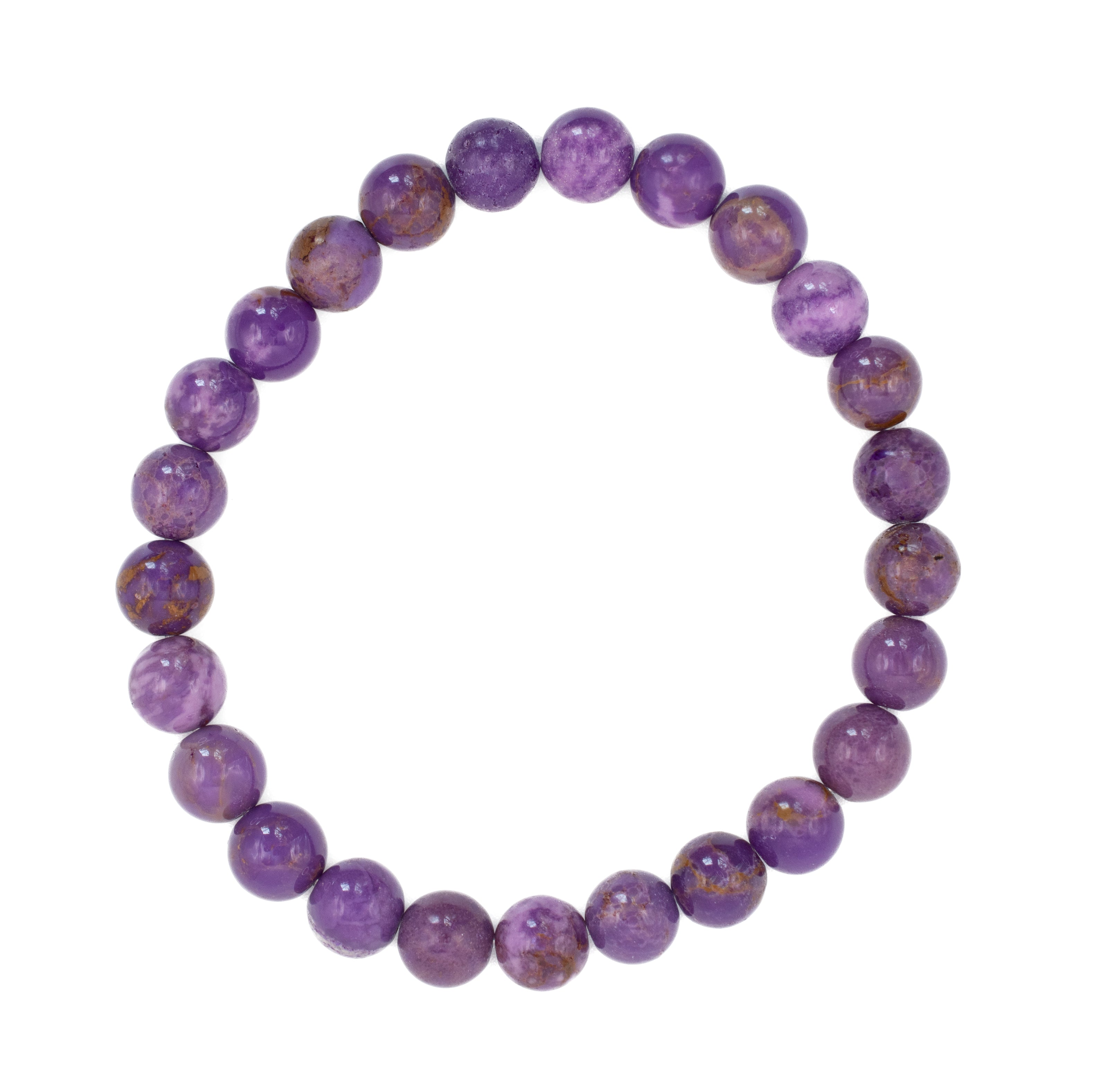 Phosphosiderite Beaded Stretch Bracelet