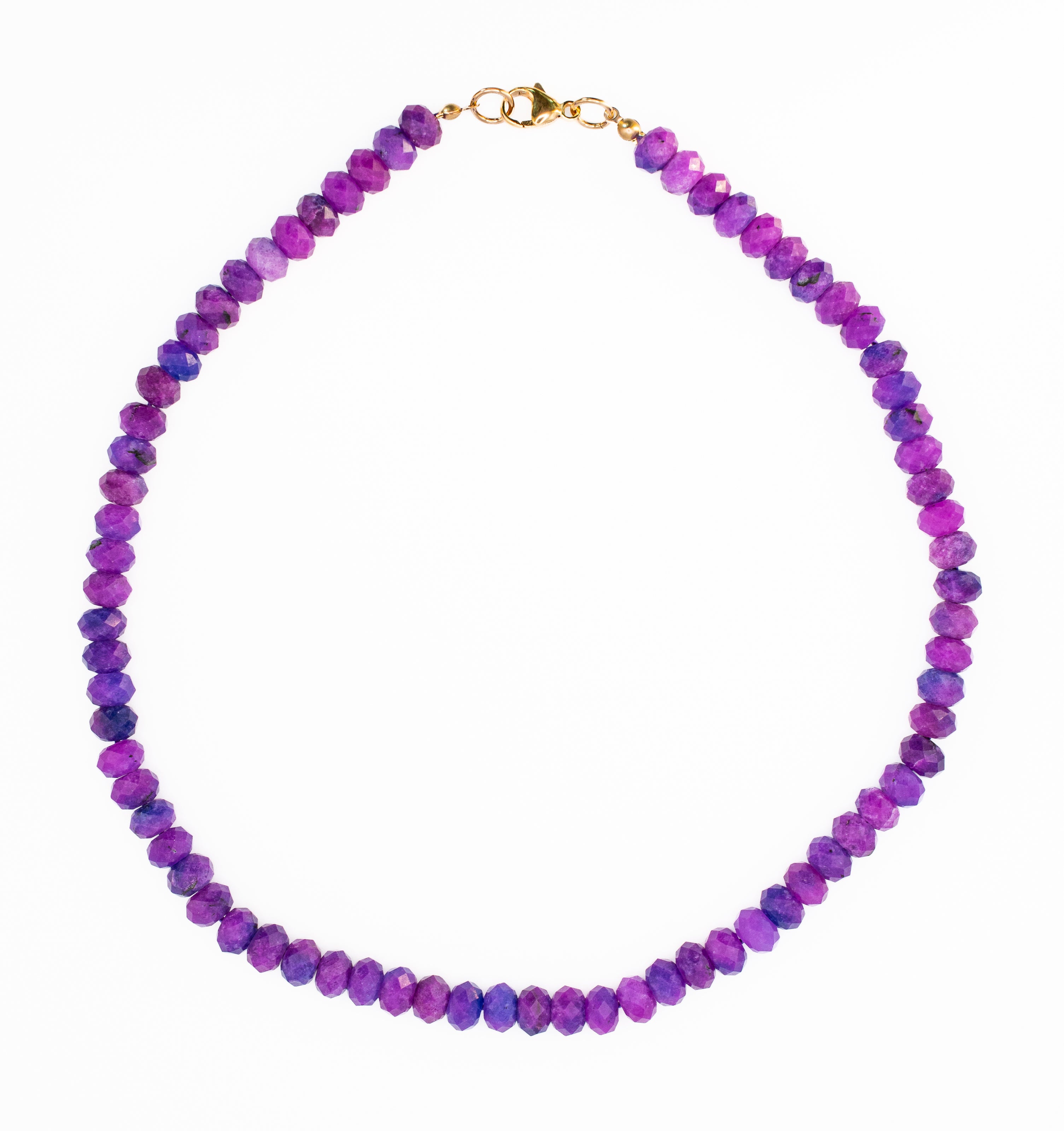 Sugilite Faceted Necklace
