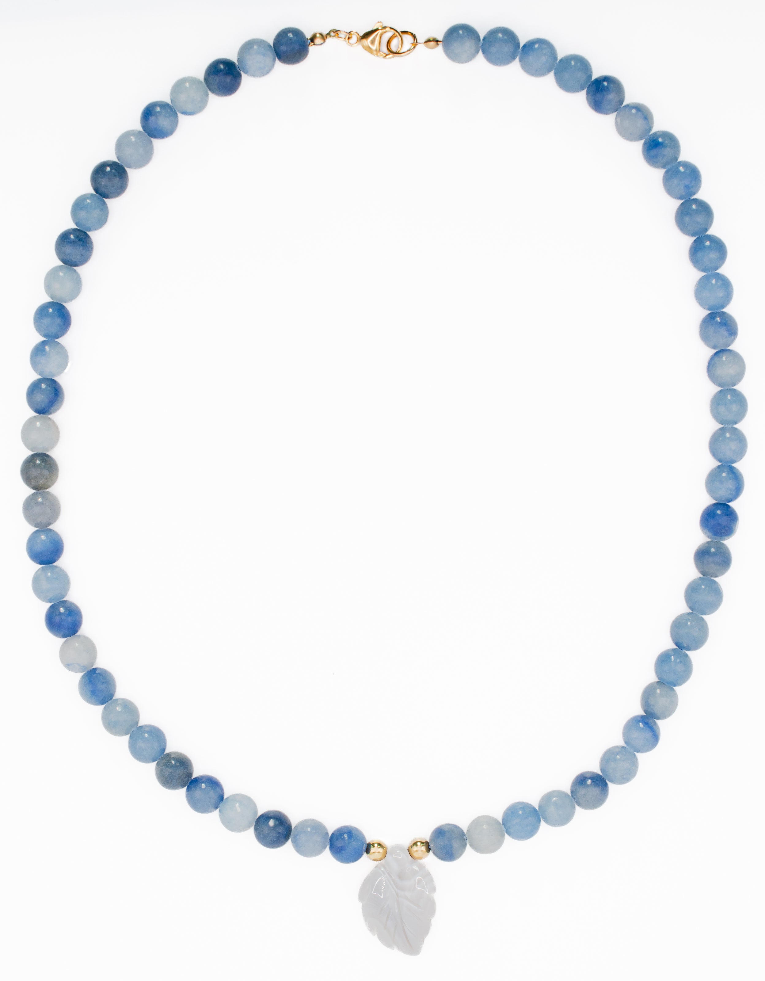 Chennai Necklace | Blue Aventurine and Gold