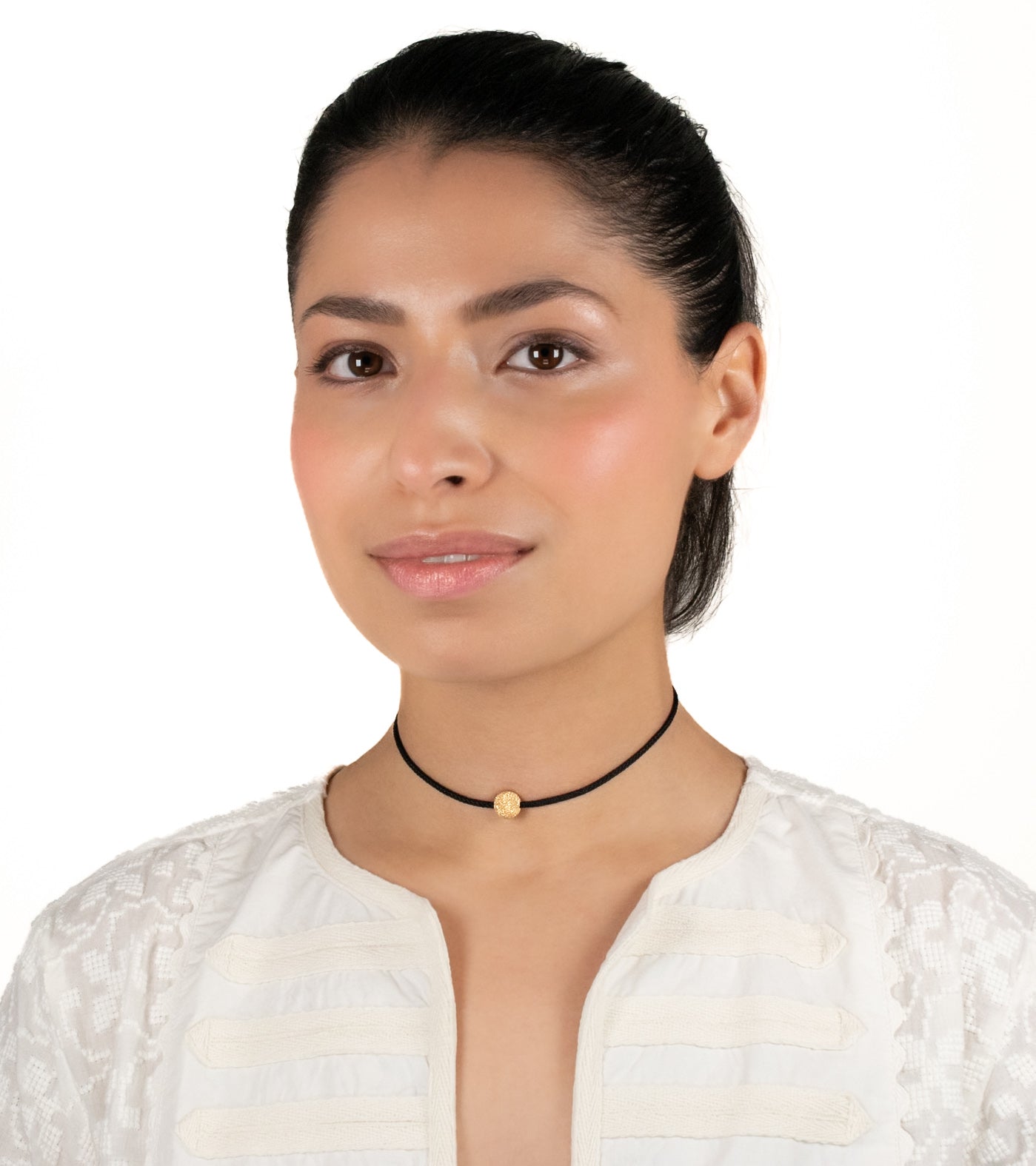 Gold on Self Tie Black Kumi Cord