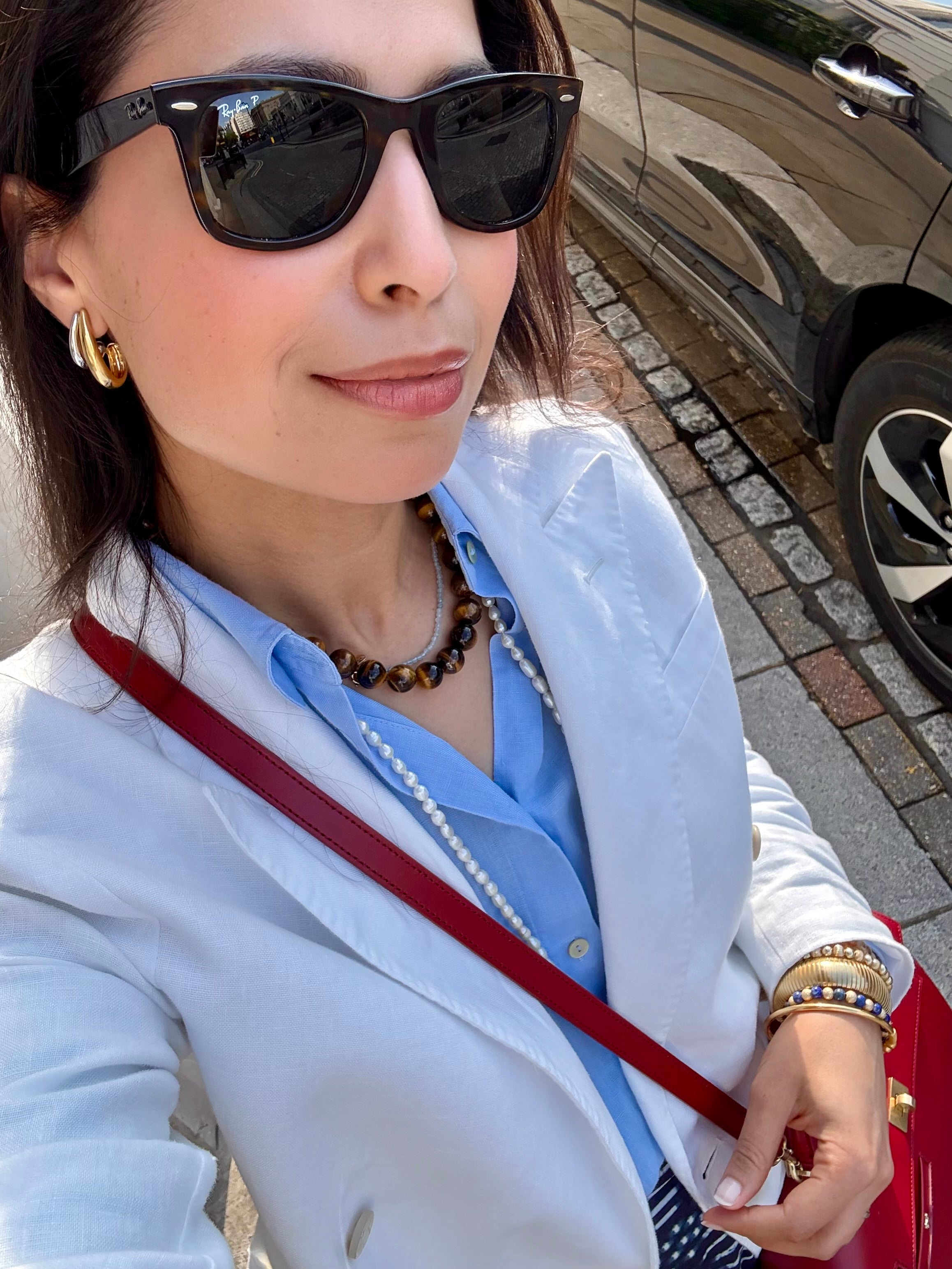 Clemmie Necklace in Tiger's Eye