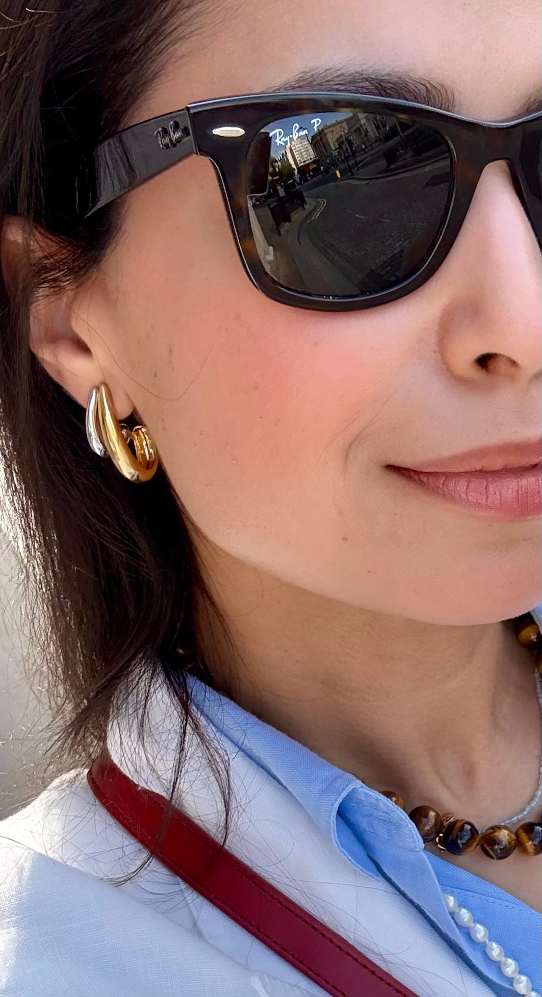 Spencer Earrings in Mixed Metal