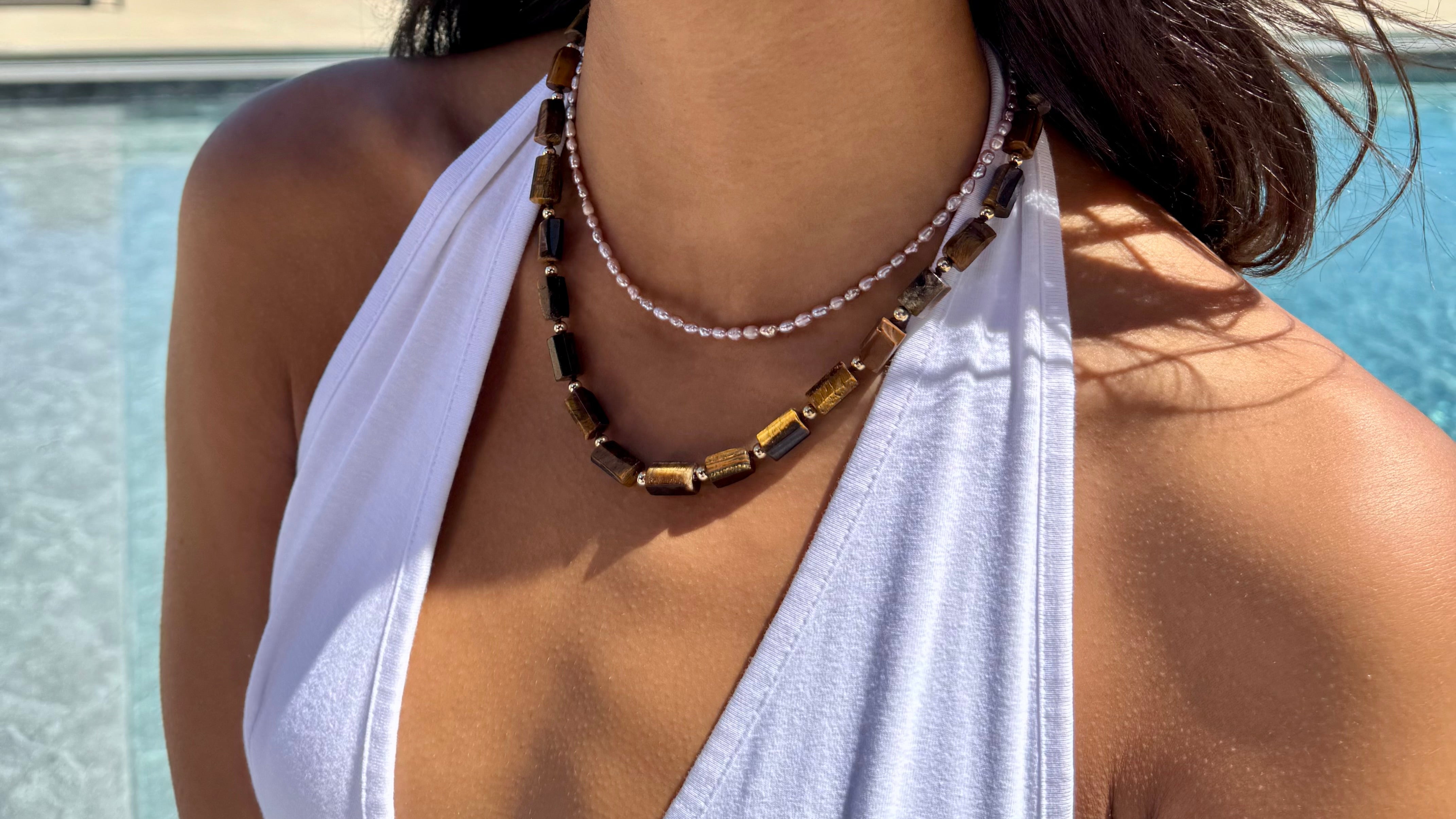 Keaton Dainty Pearl Necklace