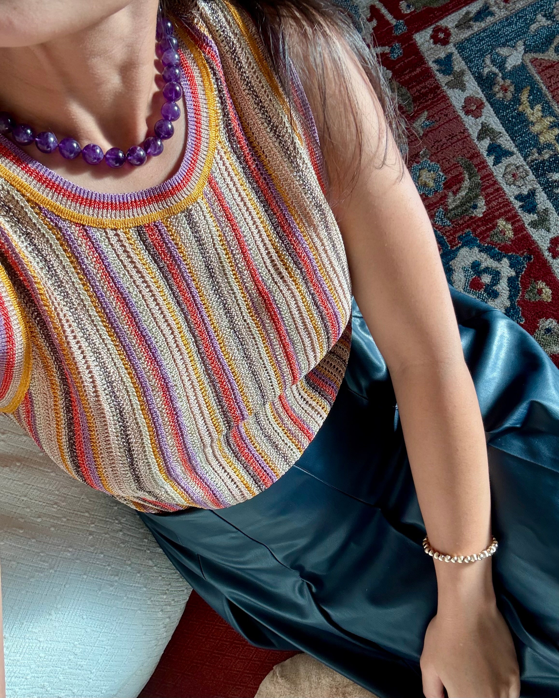 Clemmie Necklace in Amethyst