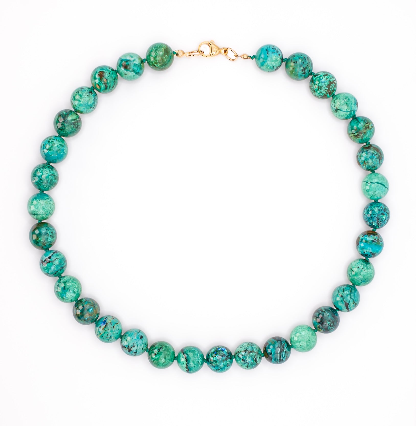 Clemmie Necklace in Chrysocolla