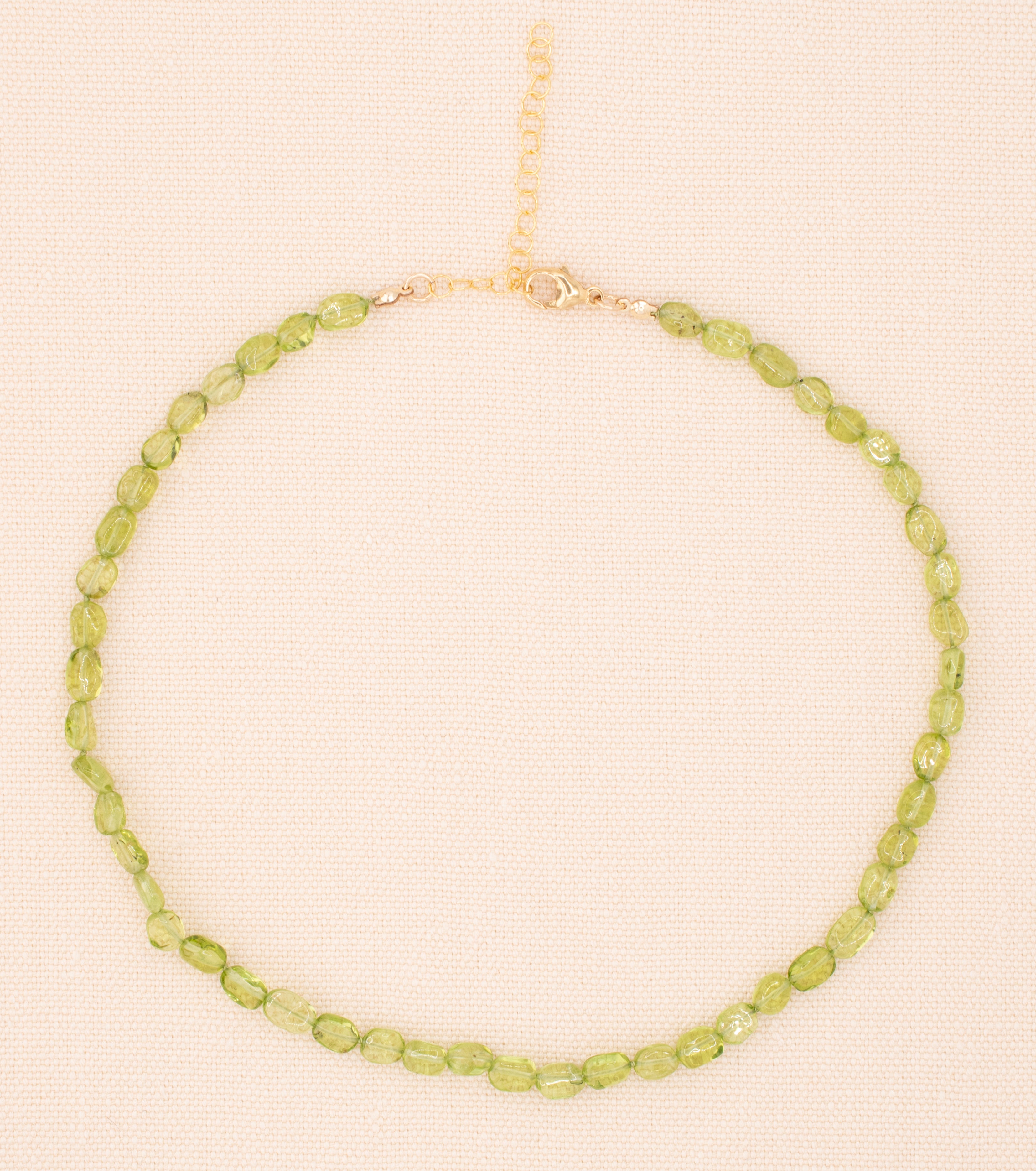 Vert Necklace in Peridot
