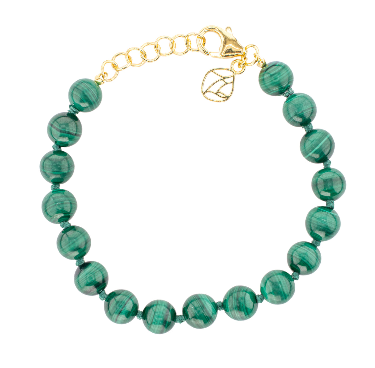 Sol Beaded Bracelet in Malachite