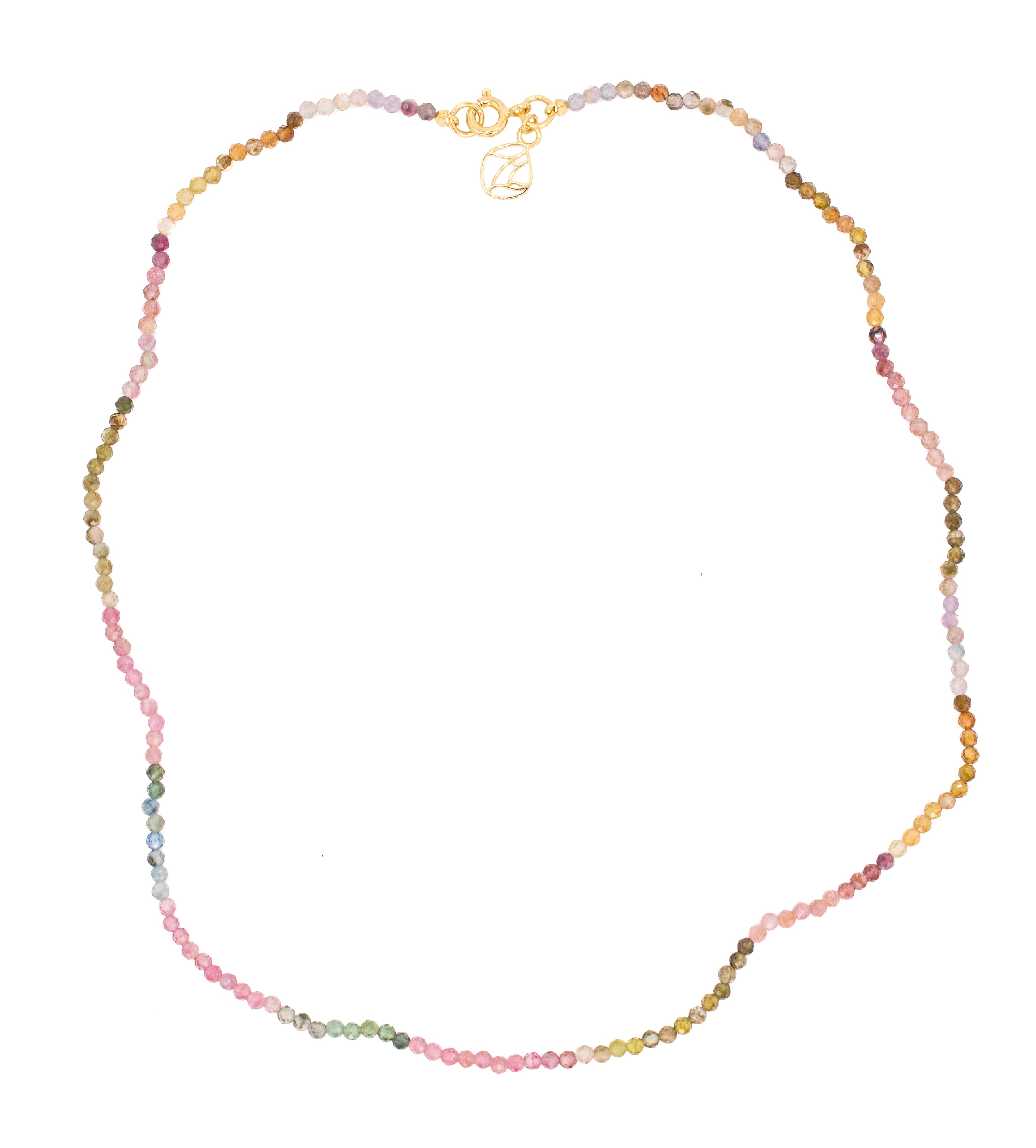 Tinka Tiny Gem Necklace in Tourmaline