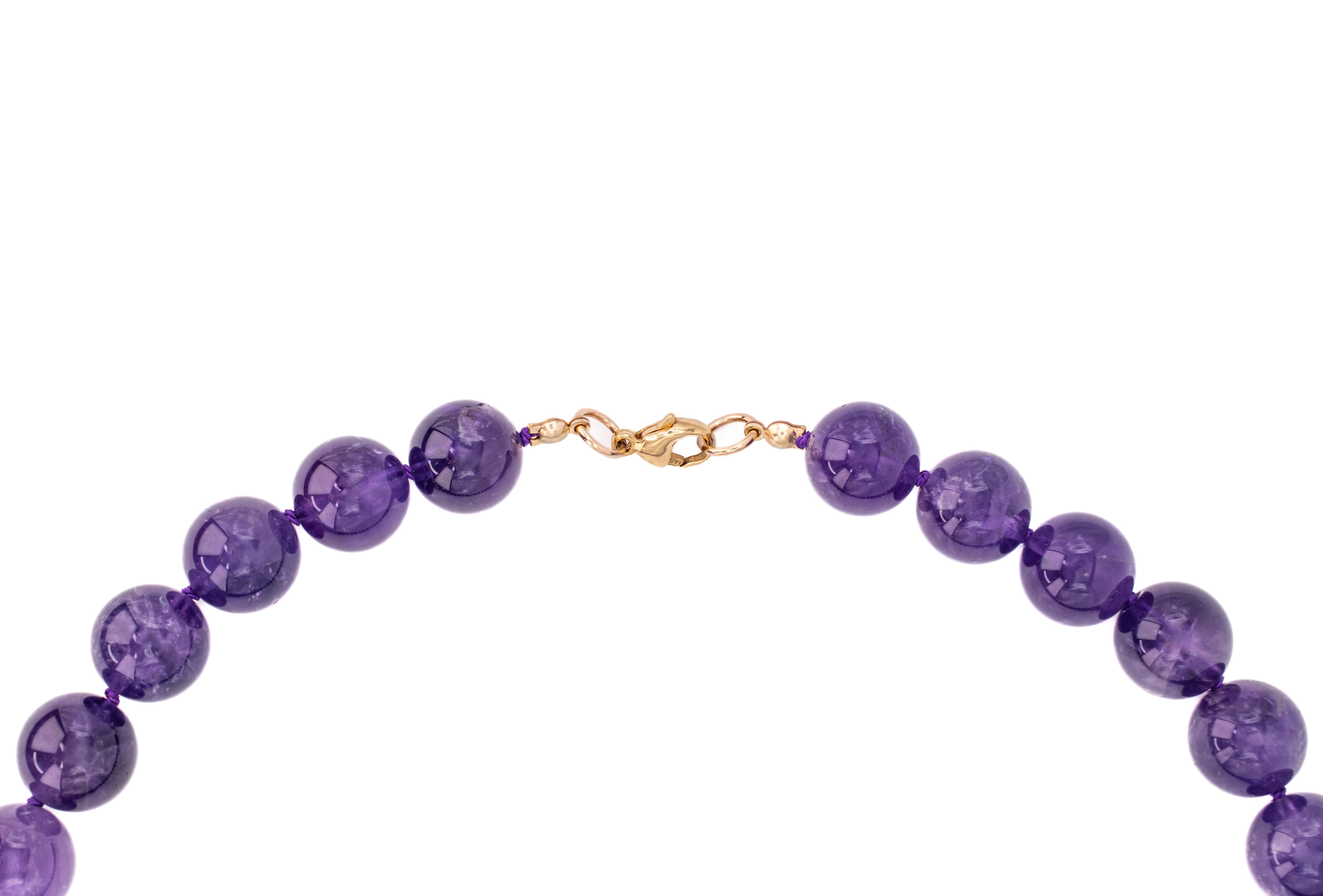Clemmie Necklace in Amethyst
