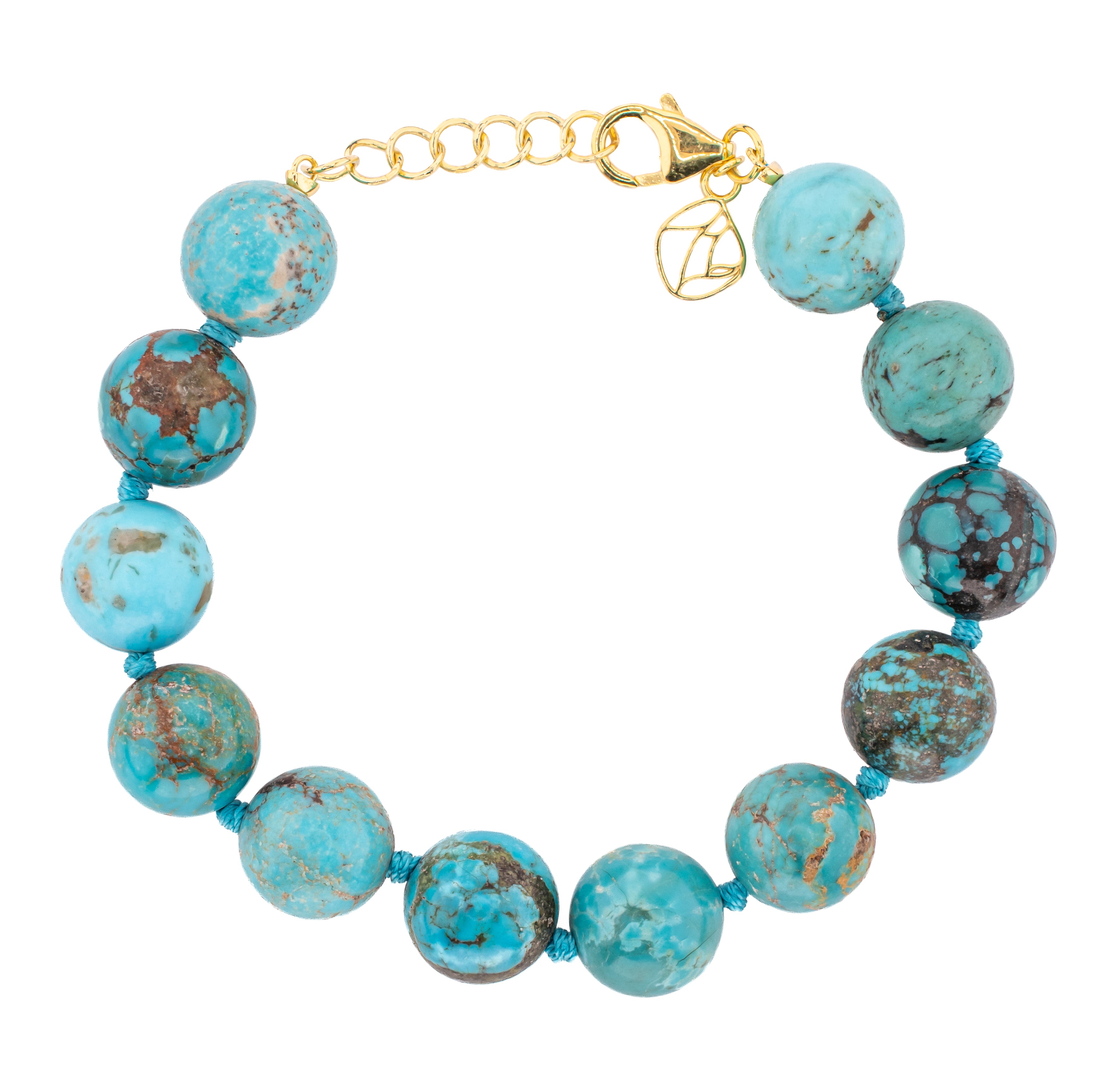 Clemmie Beaded Bracelet in Tibetan Turquoise