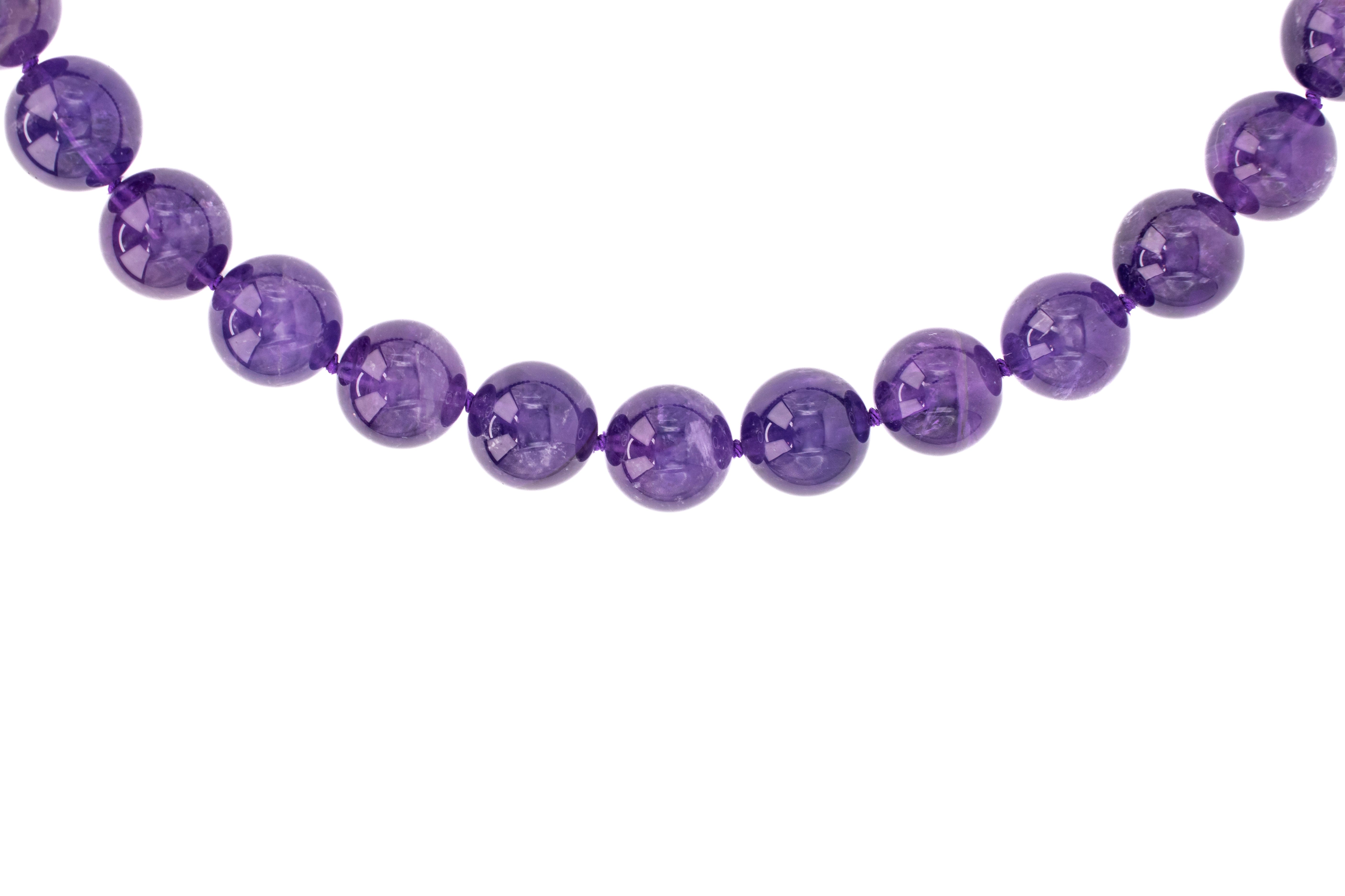 Clemmie Necklace in Amethyst