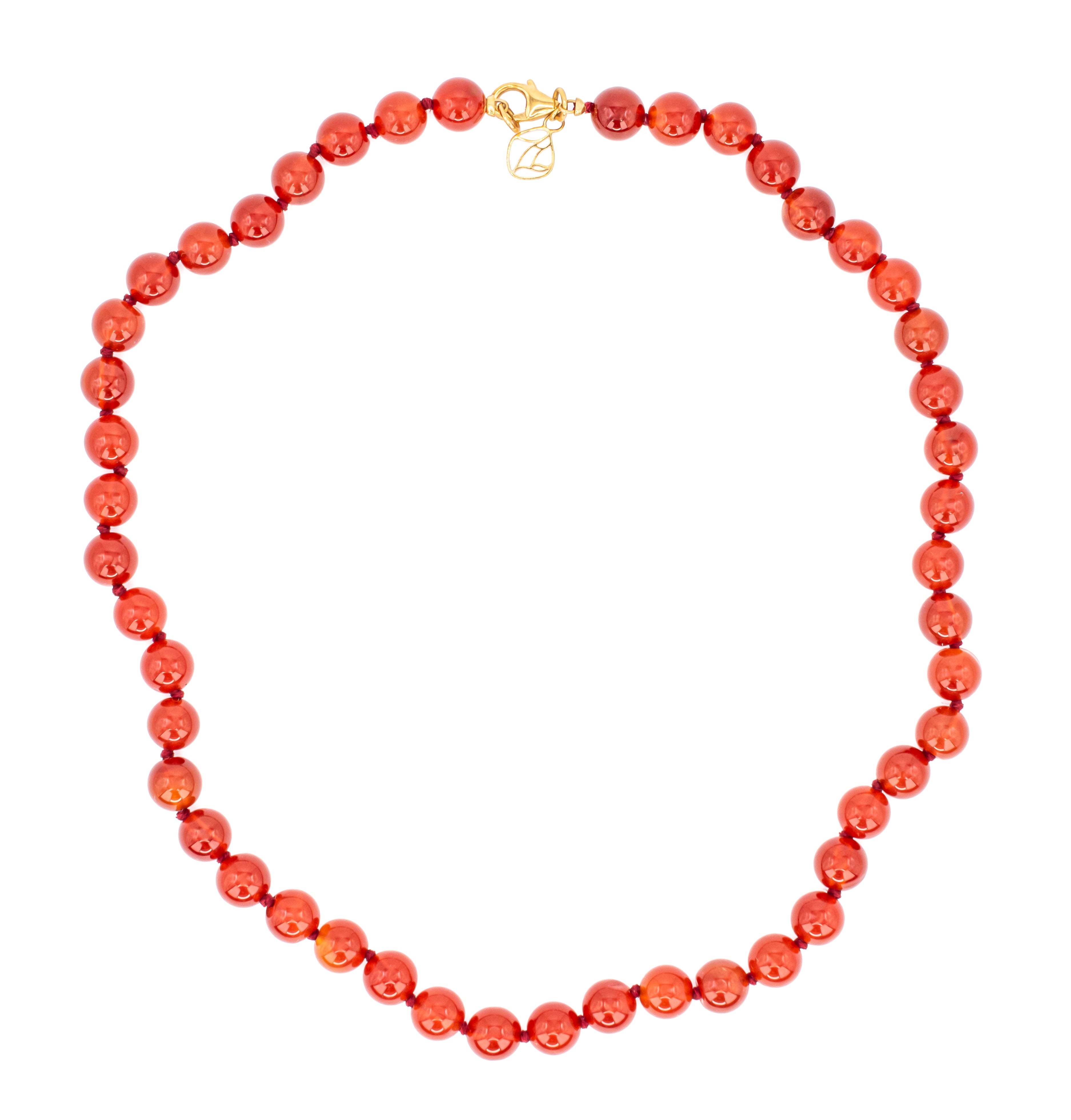 Alfie Necklace in Carnelian