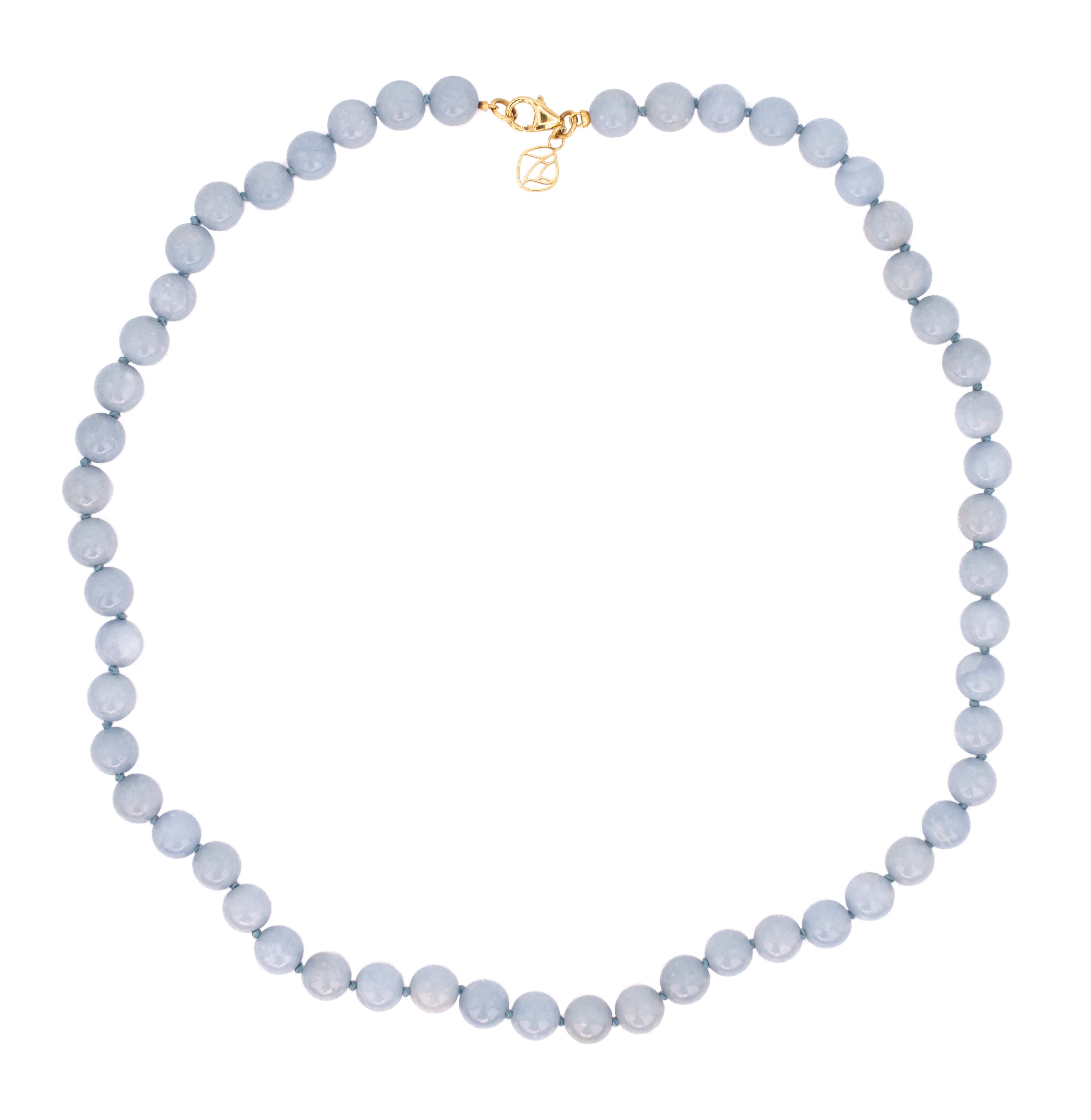 Alfie Necklace in Blue Angelite