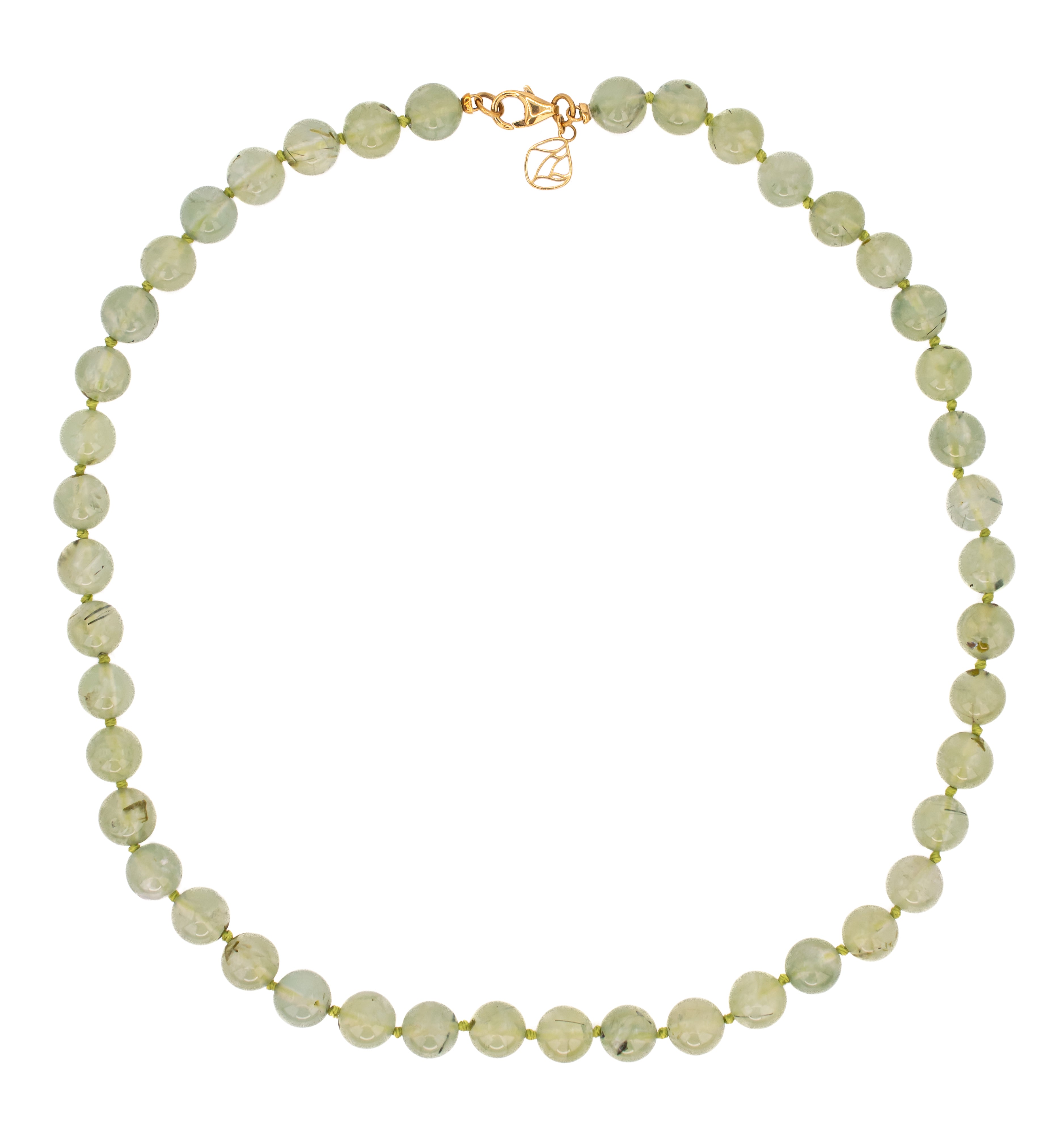 Alfie Necklace in Prehnite