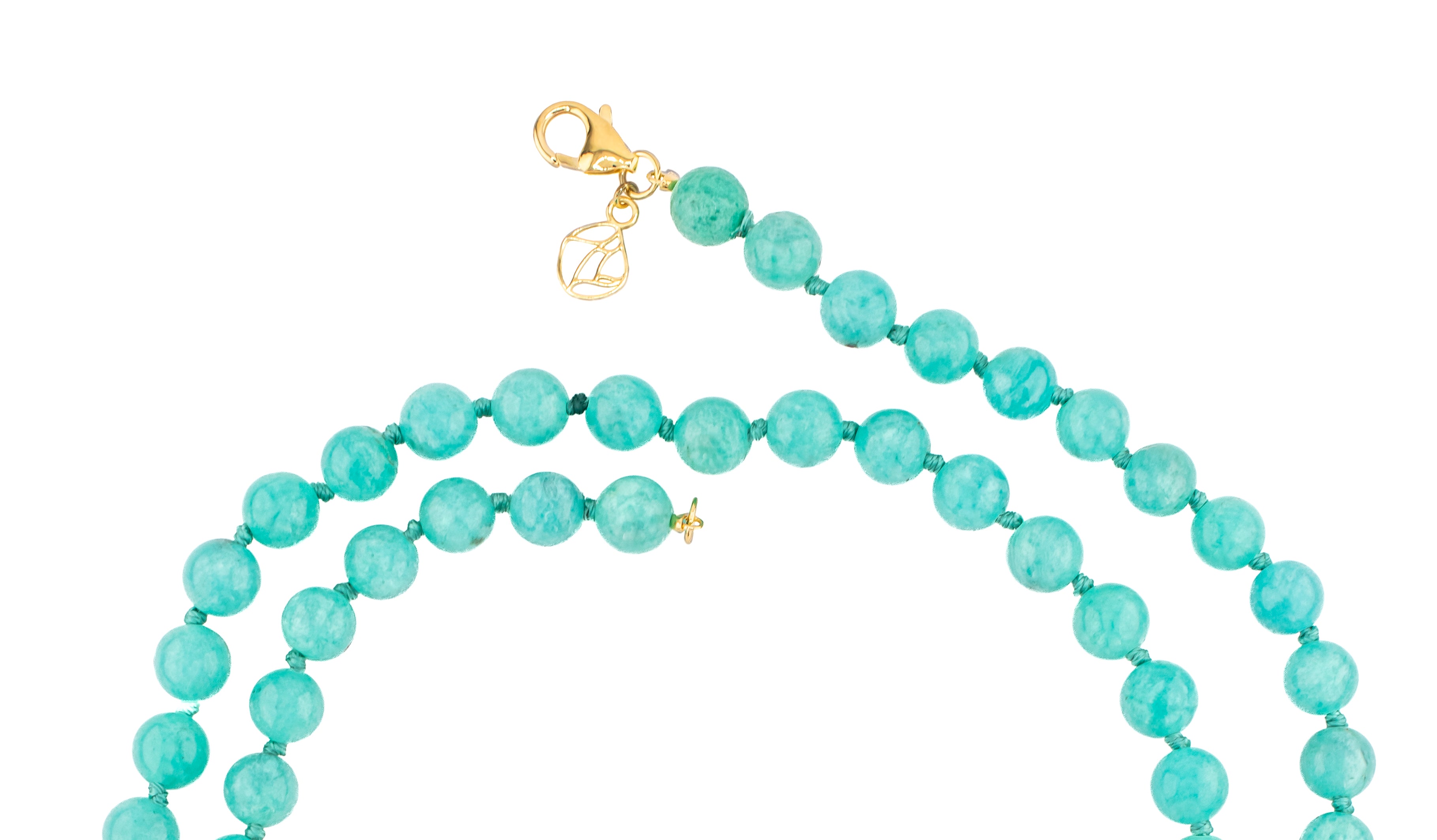 Cyra Long Amazonite Necklace
