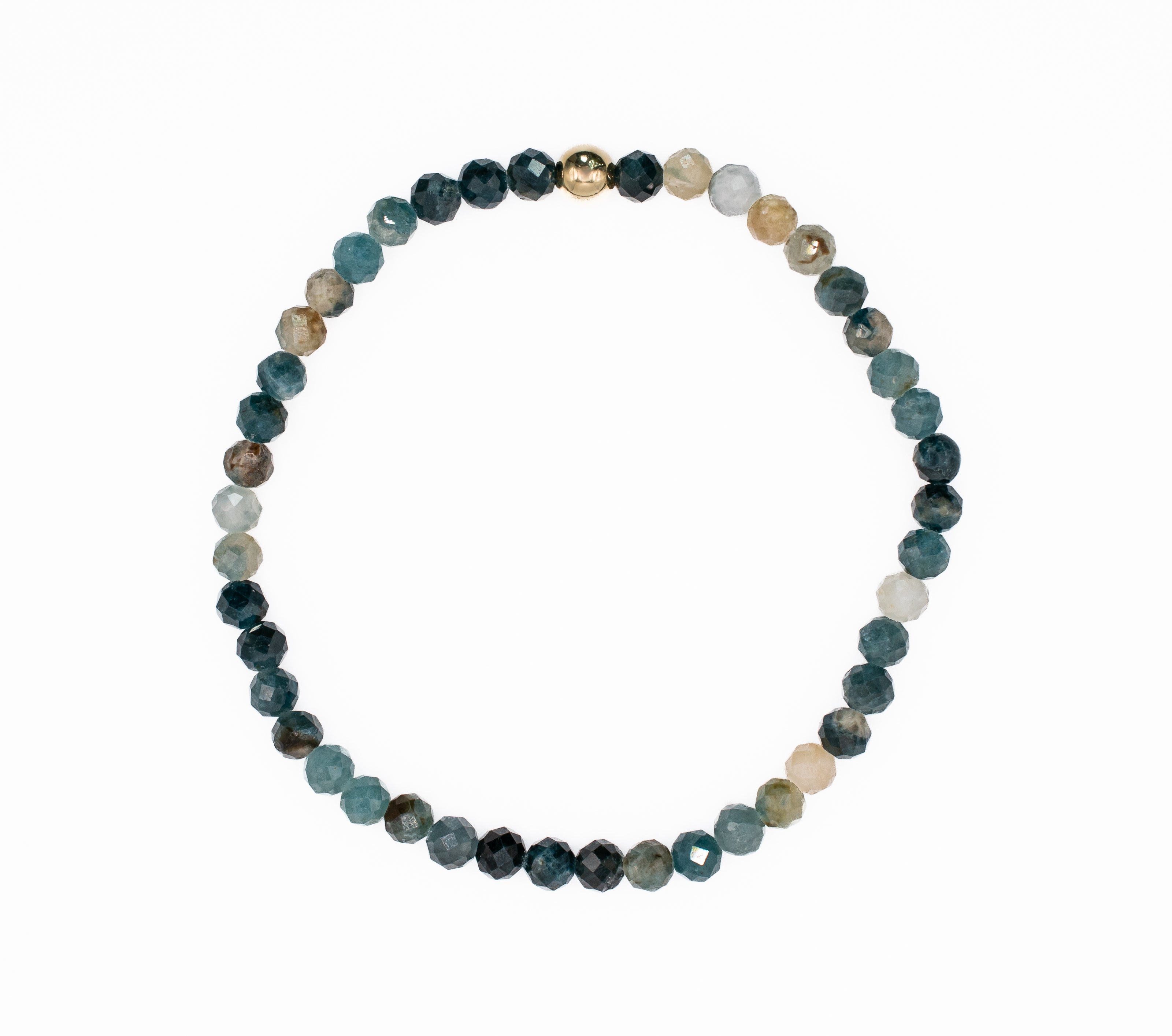 Mixed Tourmaline Beaded Stretch Bracelet