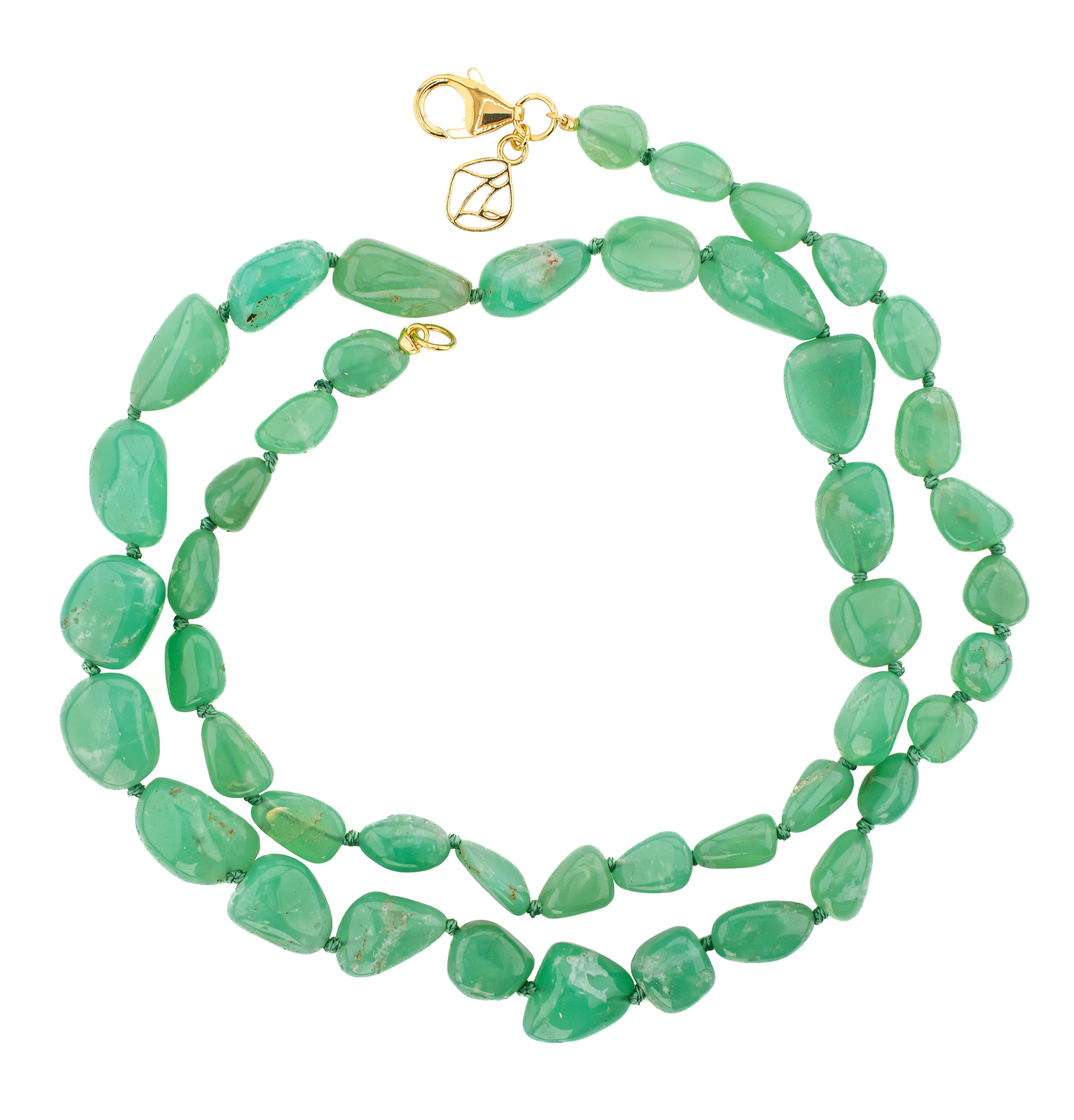 Imelda Necklace in Fancy Chrysoprase