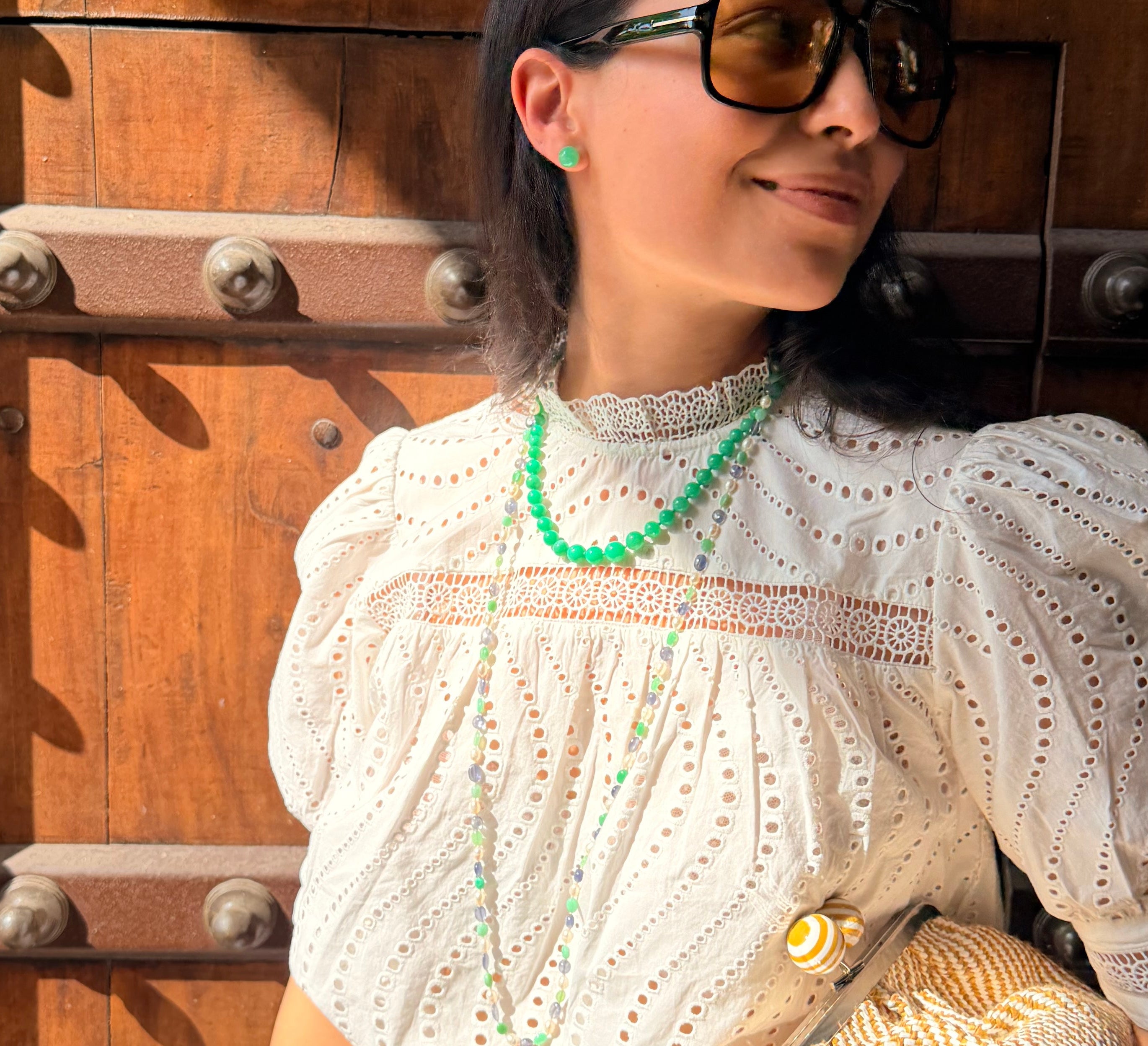 Chilton Necklace in Chrysoprase