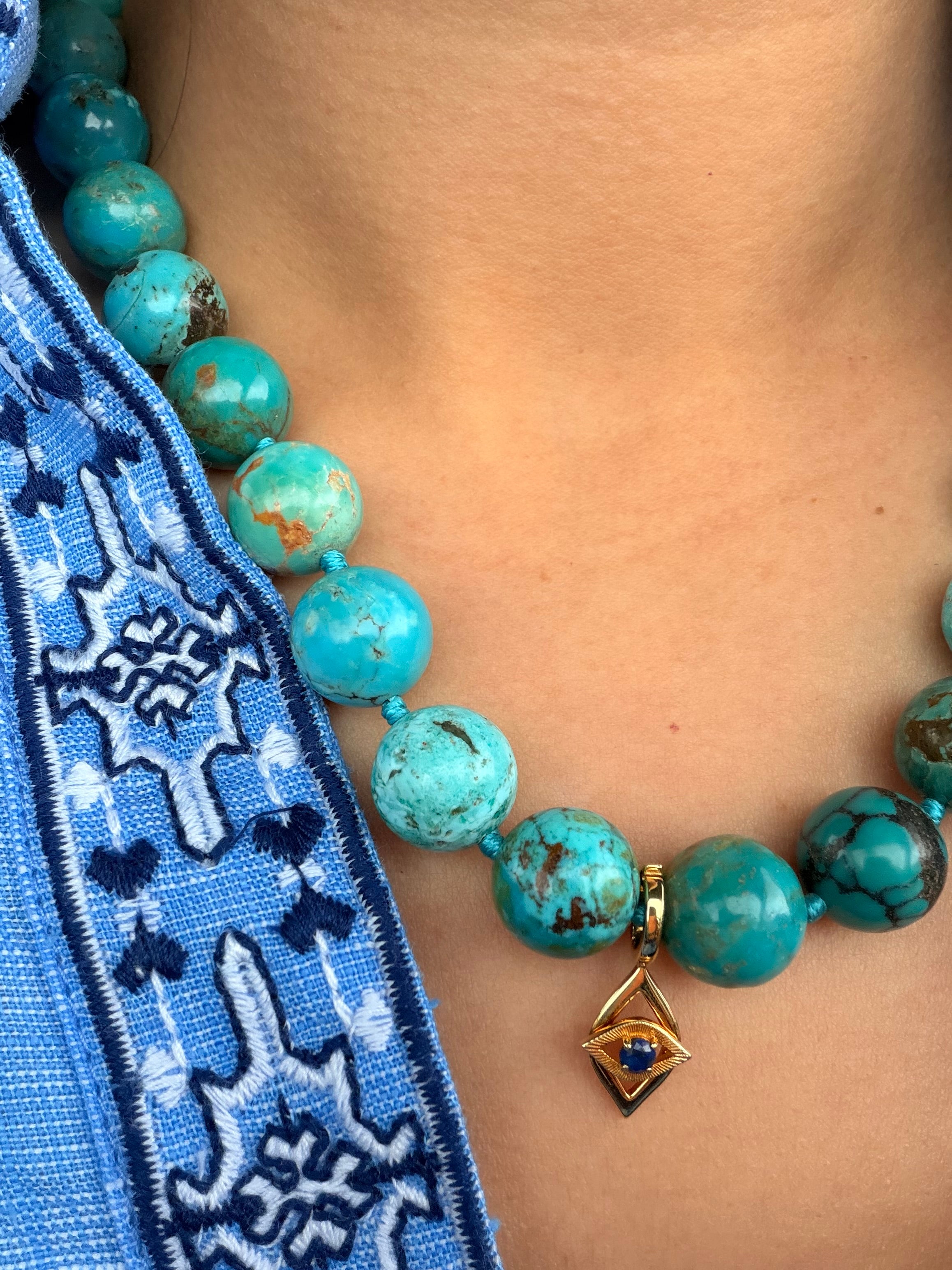 Clemmie Necklace in Tibetan Turquoise