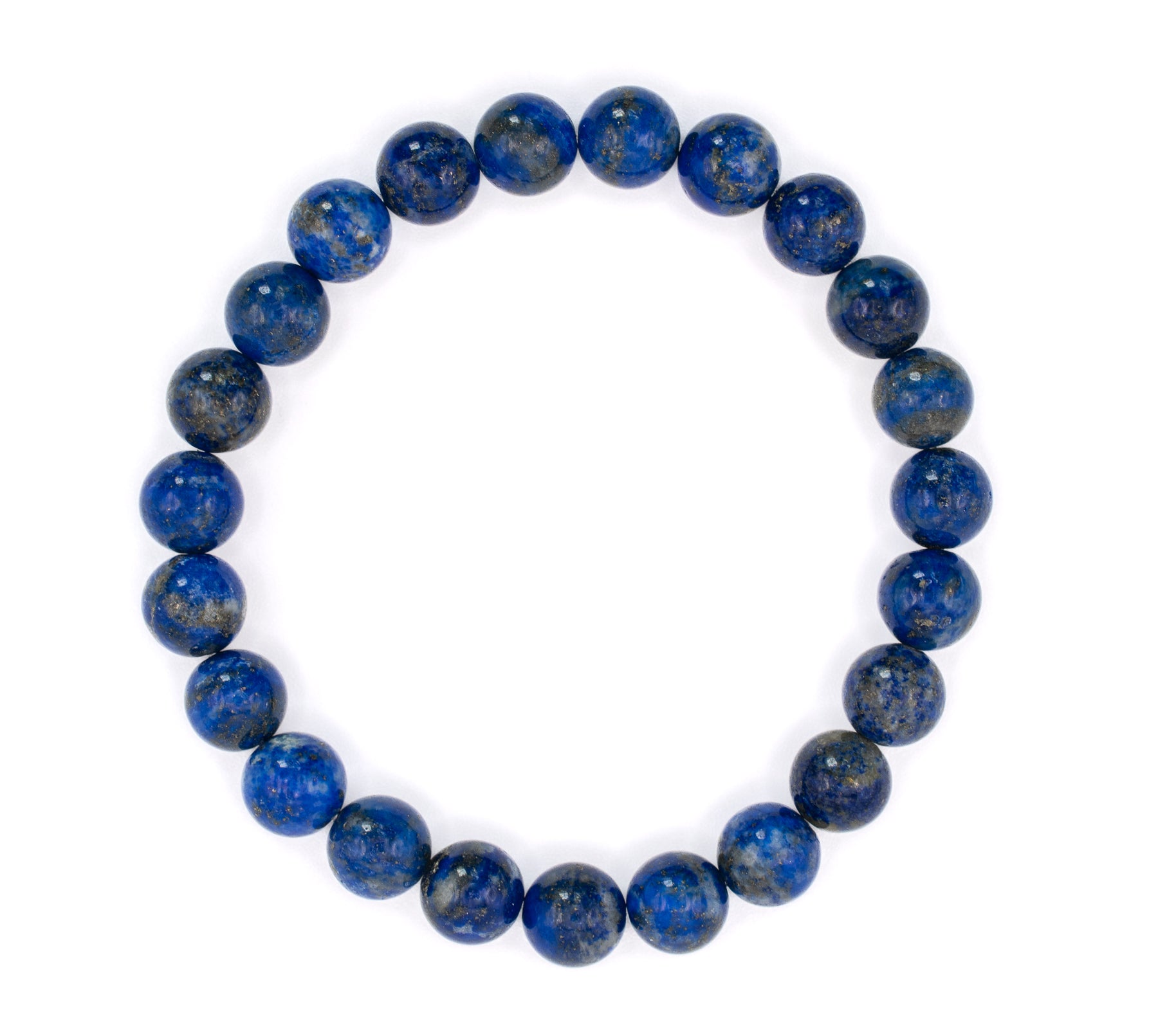 Lapis Lazuli Beaded Stretch Bracelet