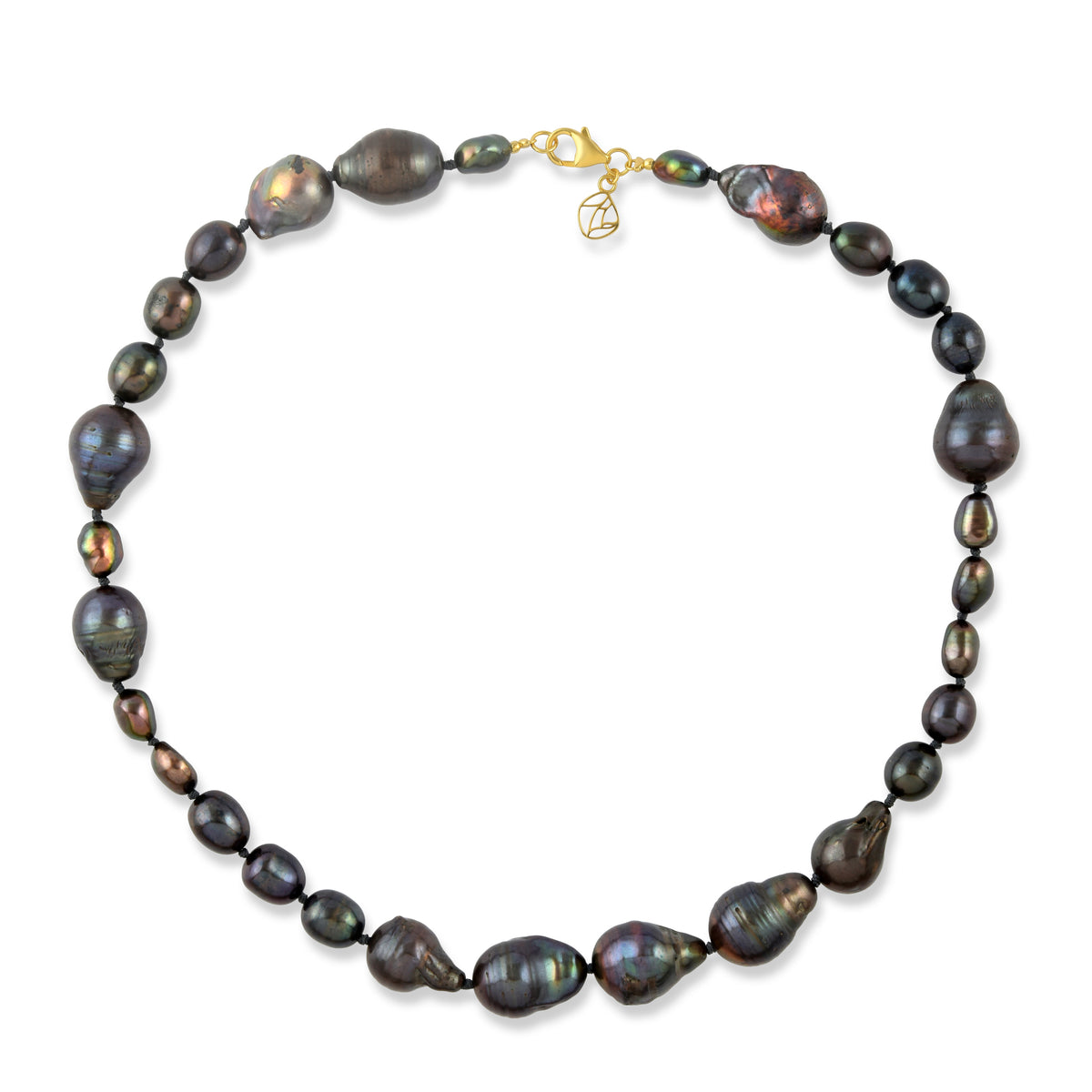 Anoushka Black Pearl Necklace
