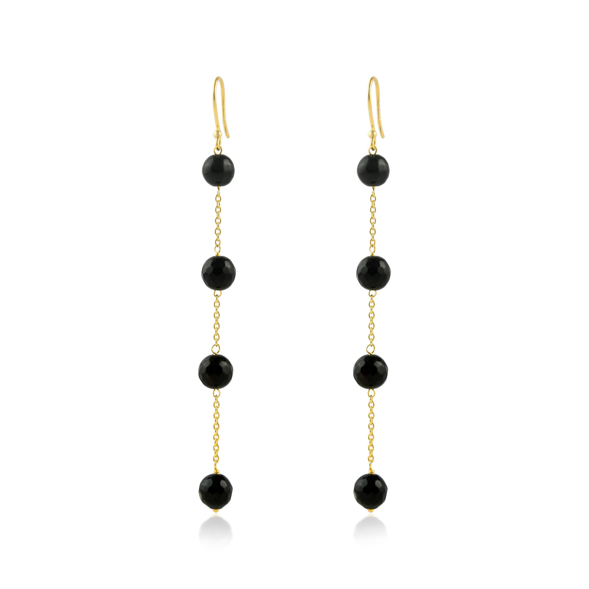 Anya Earrings in Black Onyx