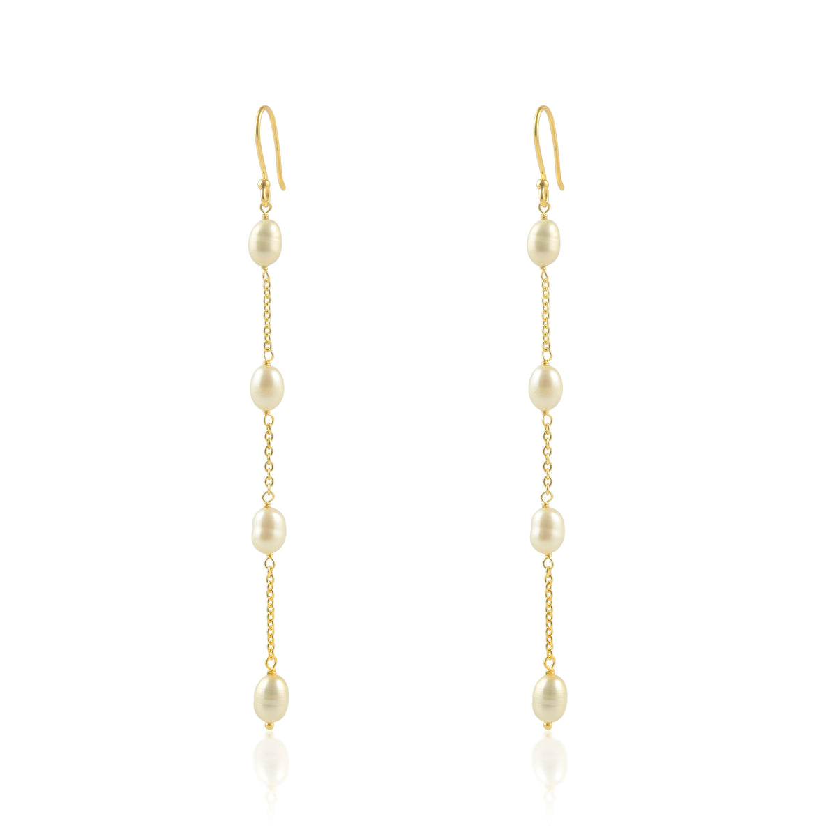 Anya Earrings in Pearl