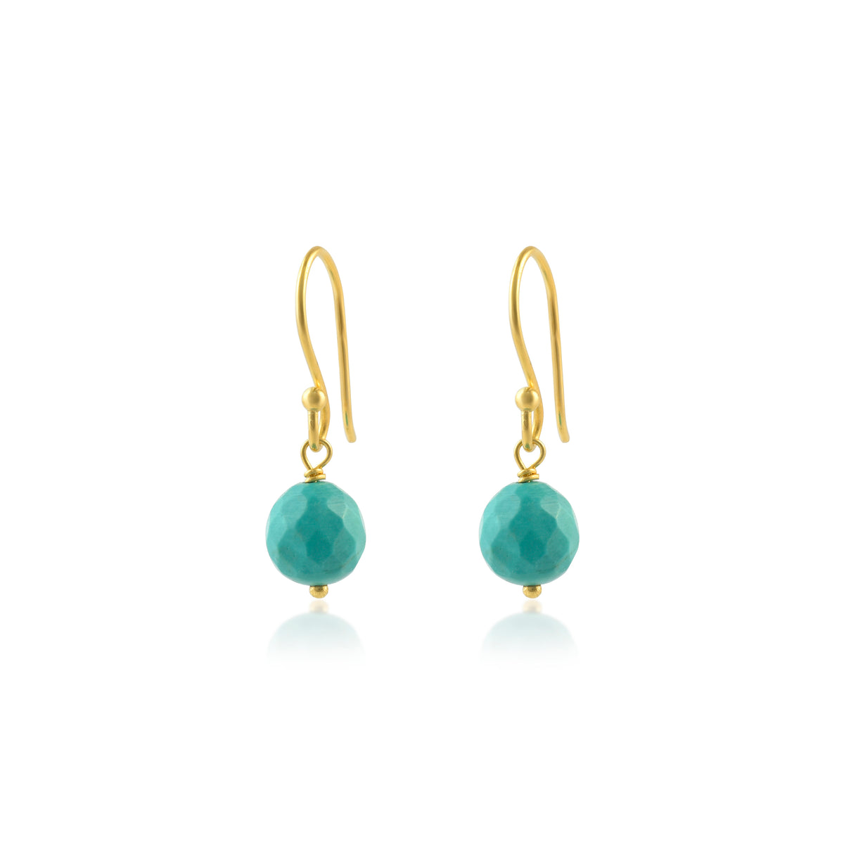 Cyra Drop Earrings in Turquoise