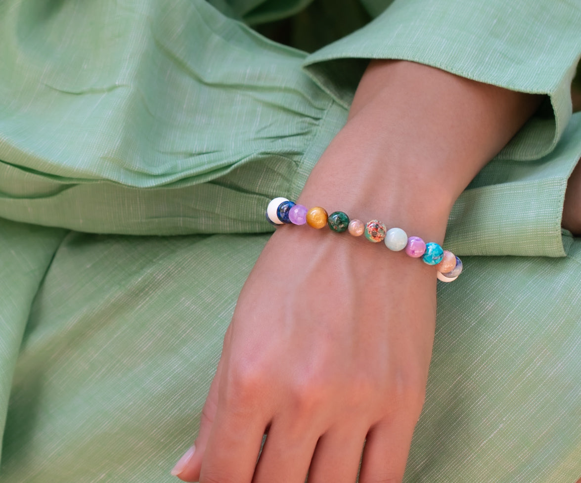 Eti Bracelet in Multi Gemstones