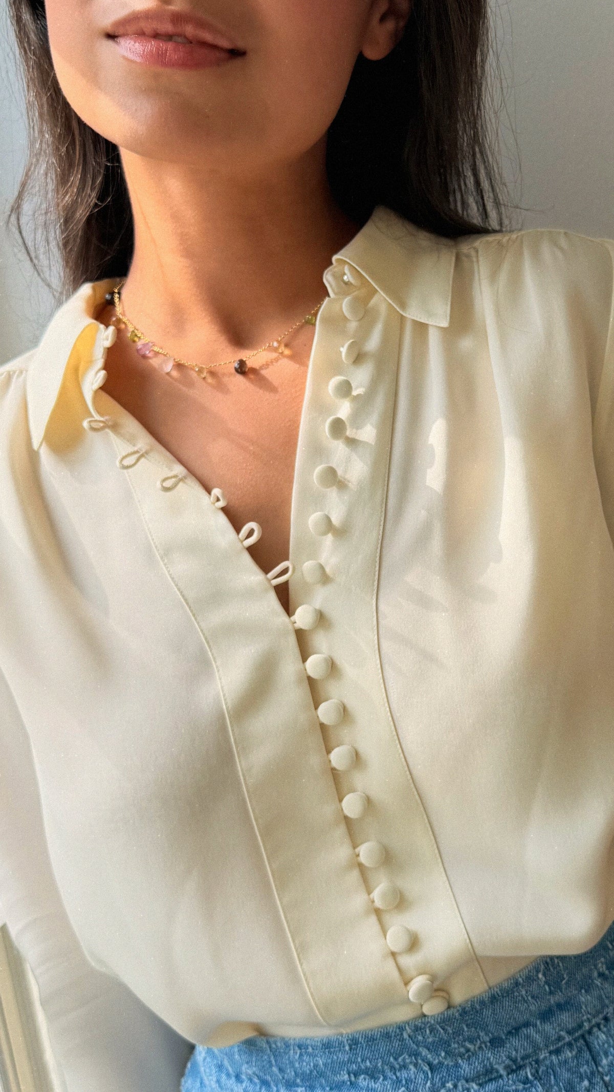 Niles Necklace in Multi Gemstones