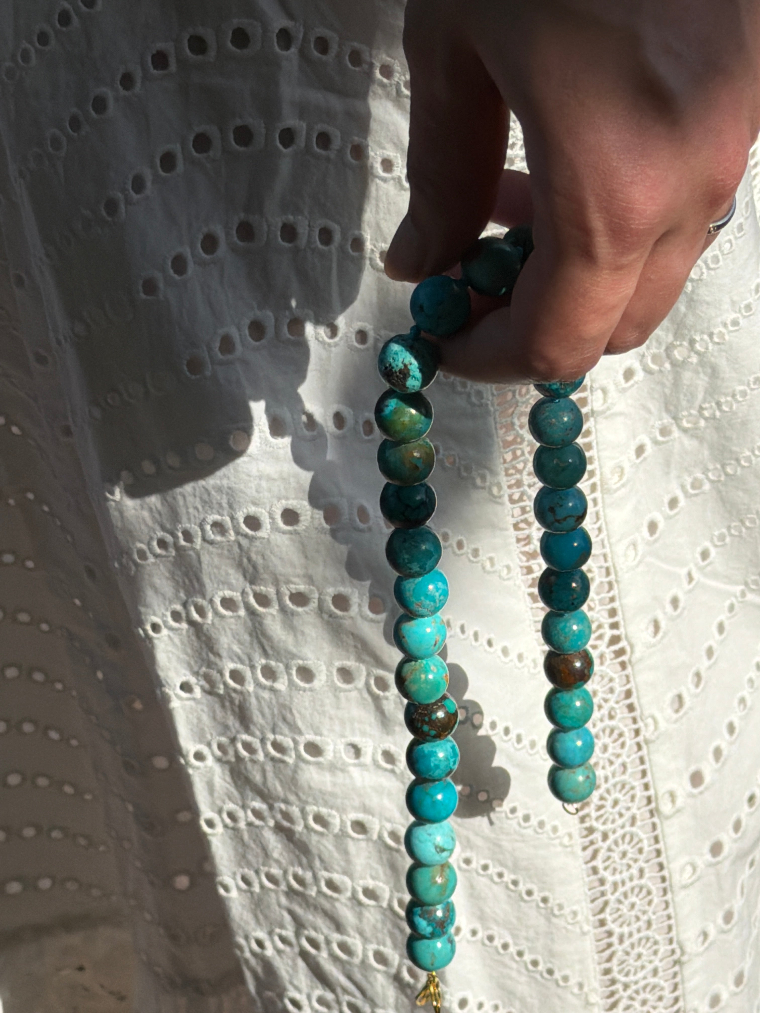 Clemmie Necklace in Tibetan Turquoise