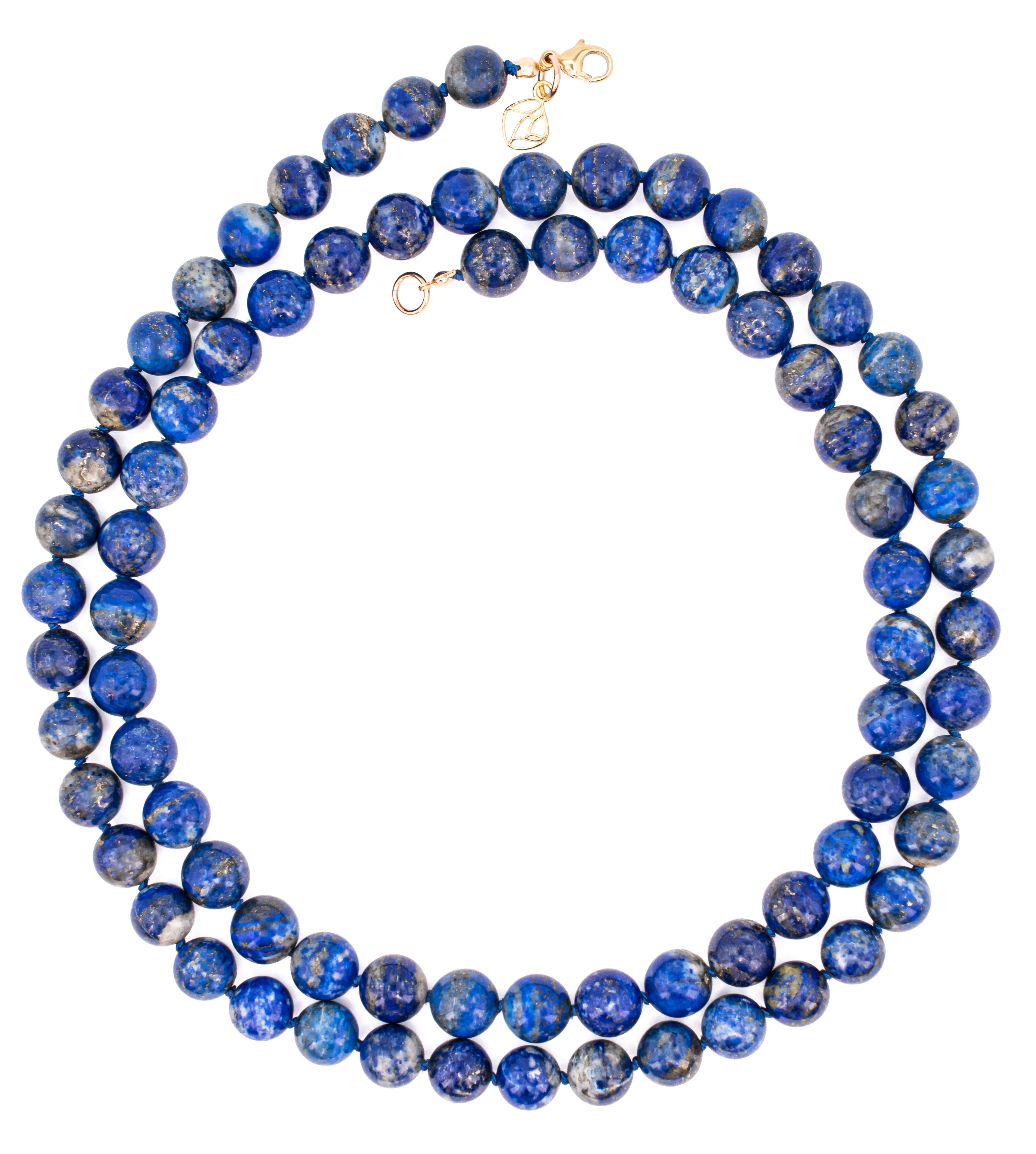 Eaton Long Necklace in Lapis Lazuli