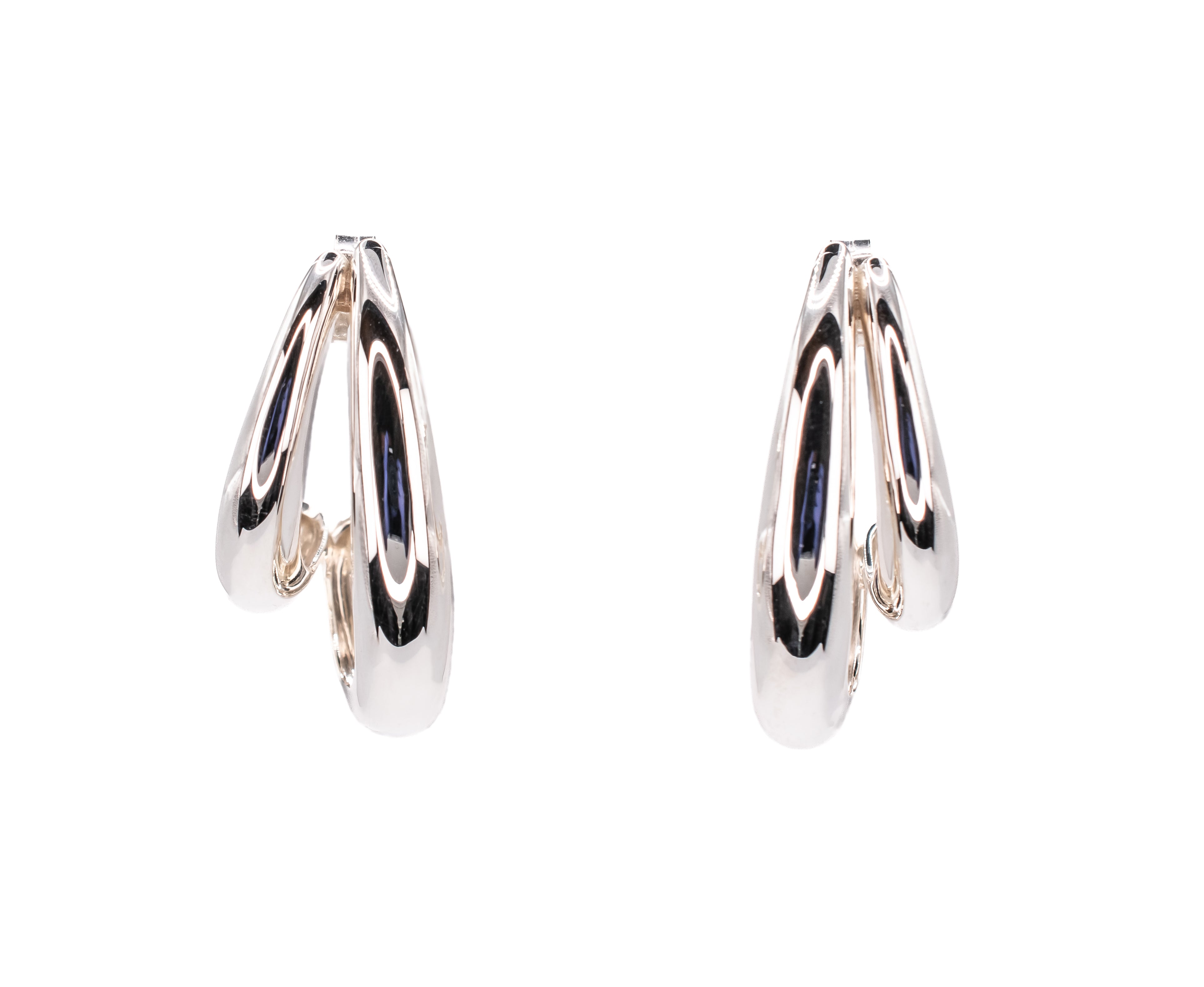 Spencer Earrings in Silver