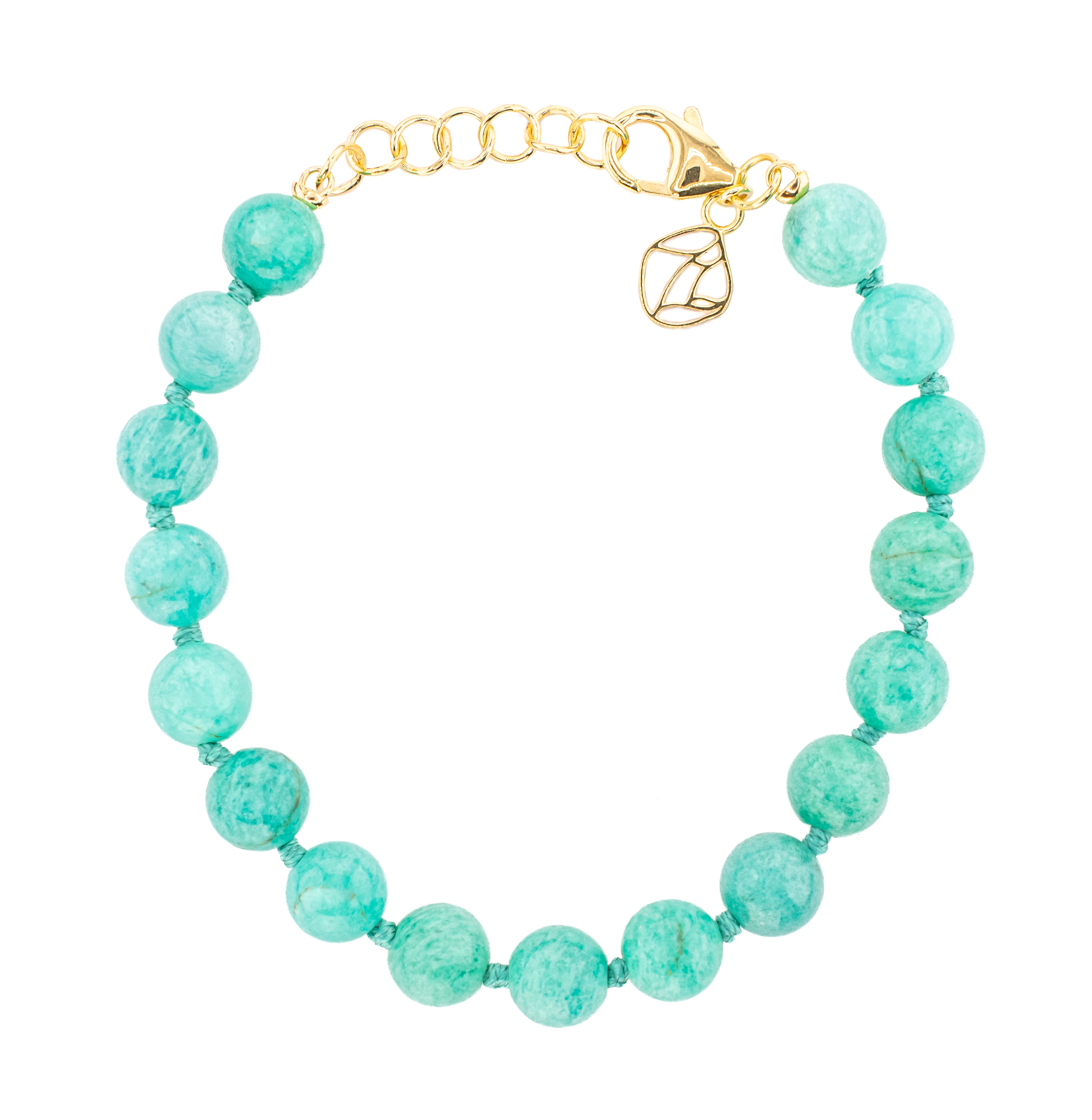 Sol Beaded Bracelet in Amazonite