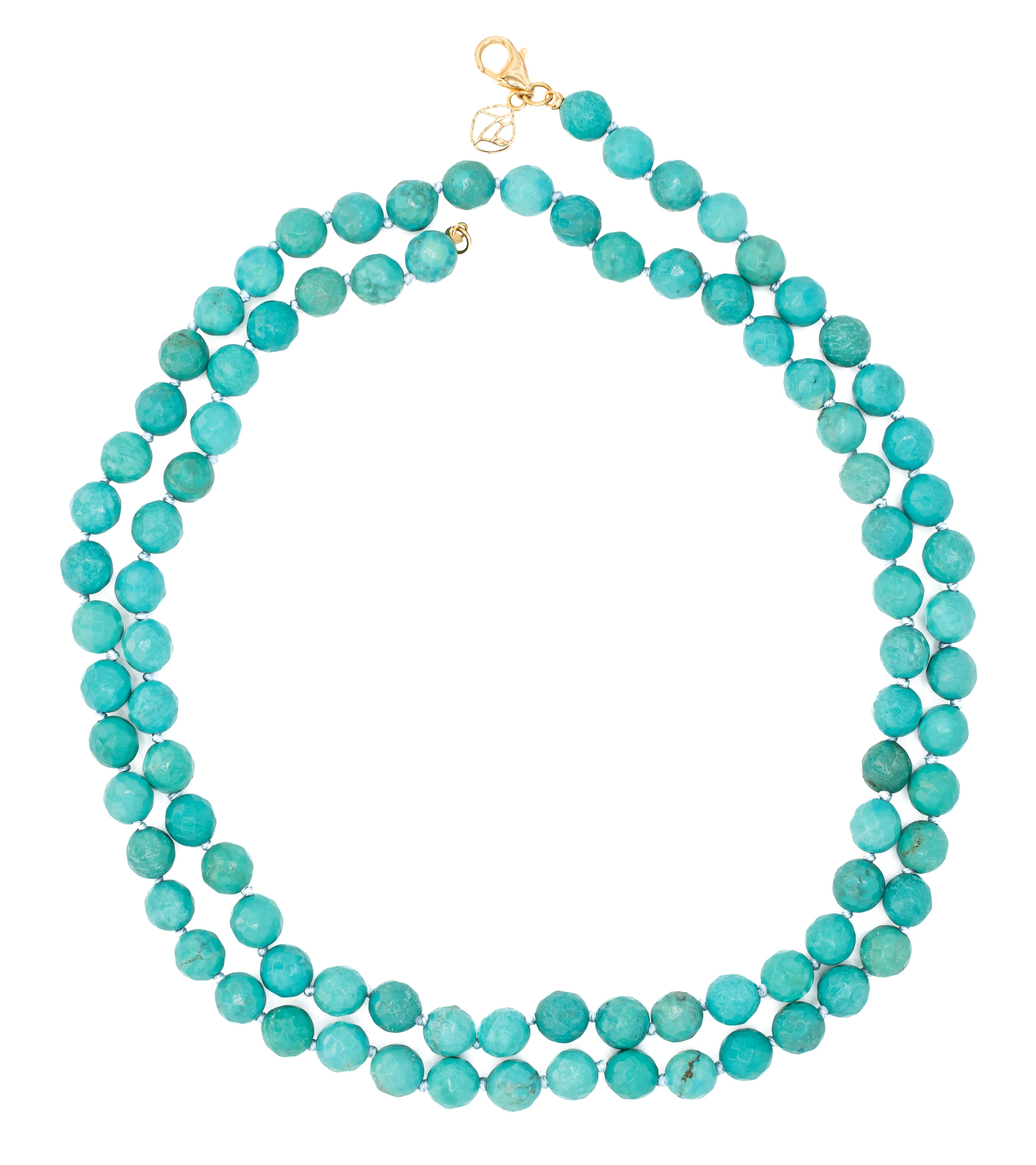 Cyra Long Turquoise Necklace