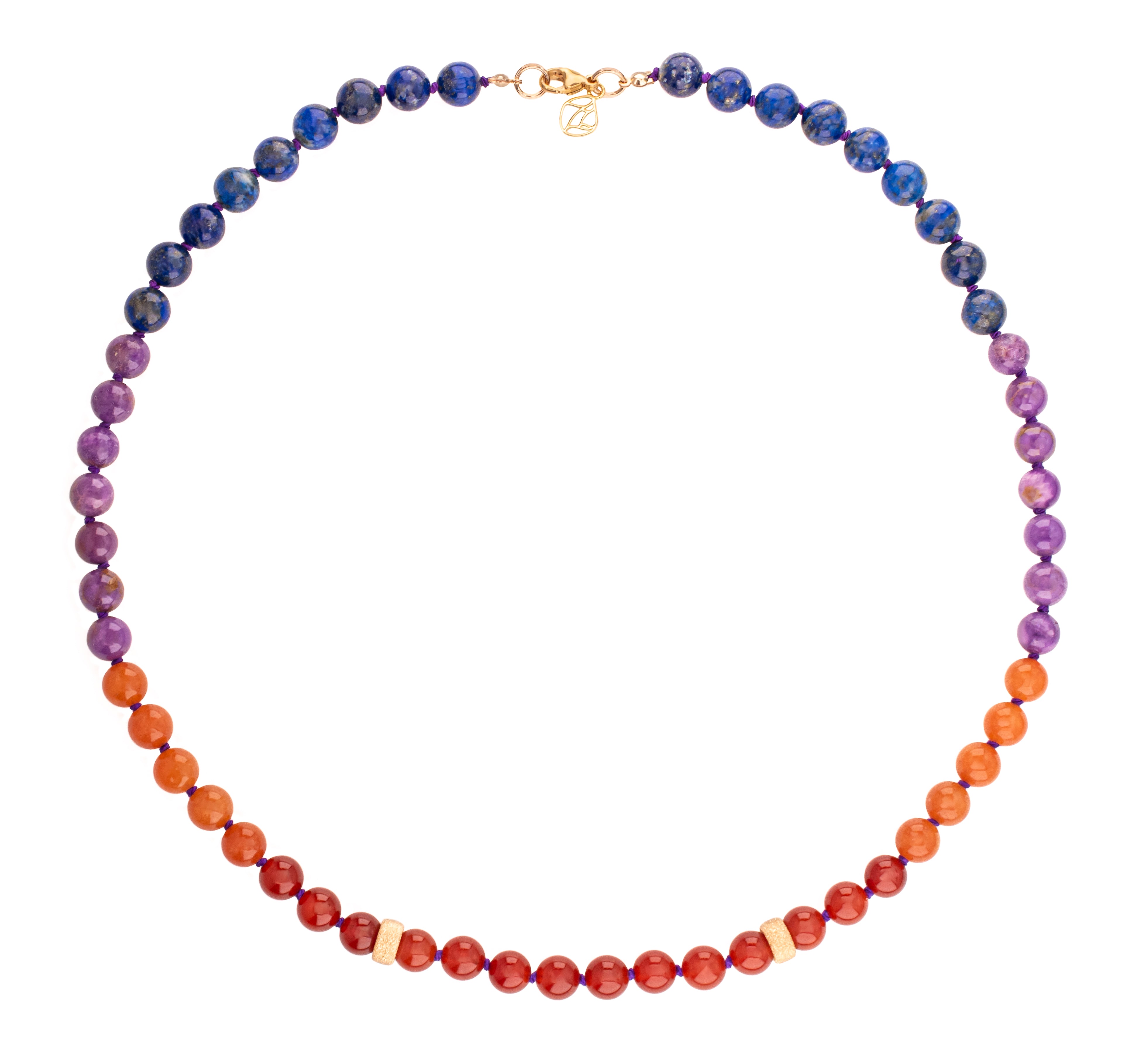 Sitara Necklace in Ombre Gems