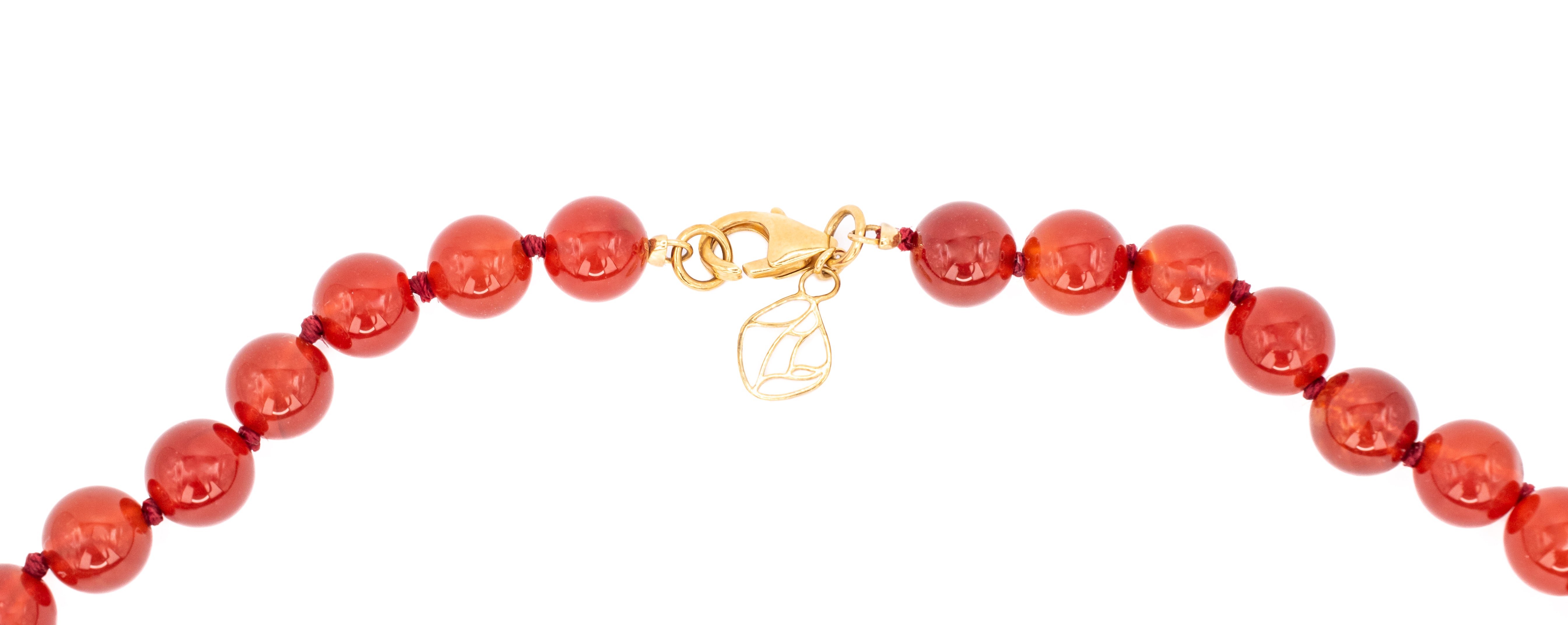 Alfie Necklace in Carnelian