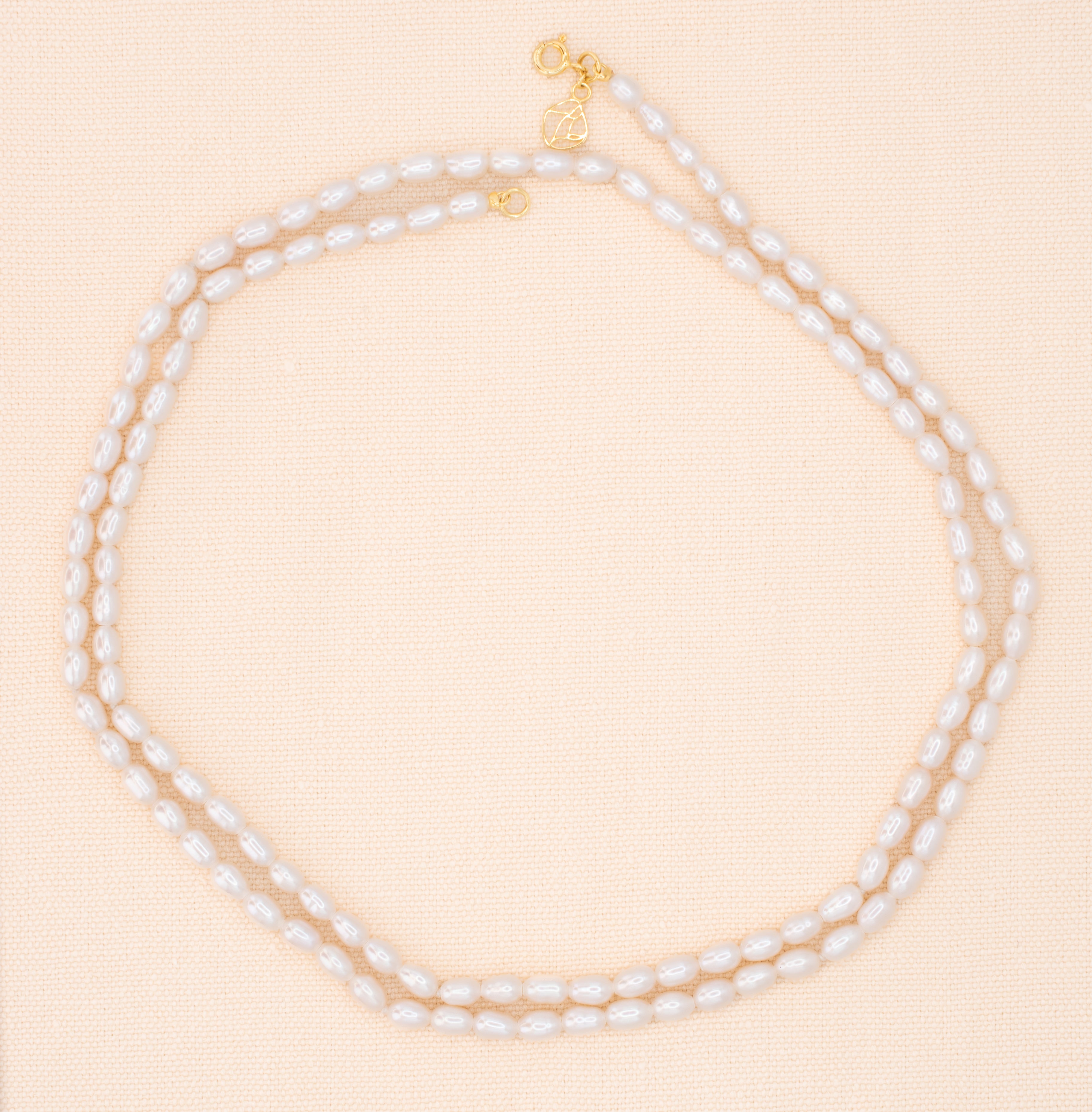 Mary Pink Pearl Opera Necklace