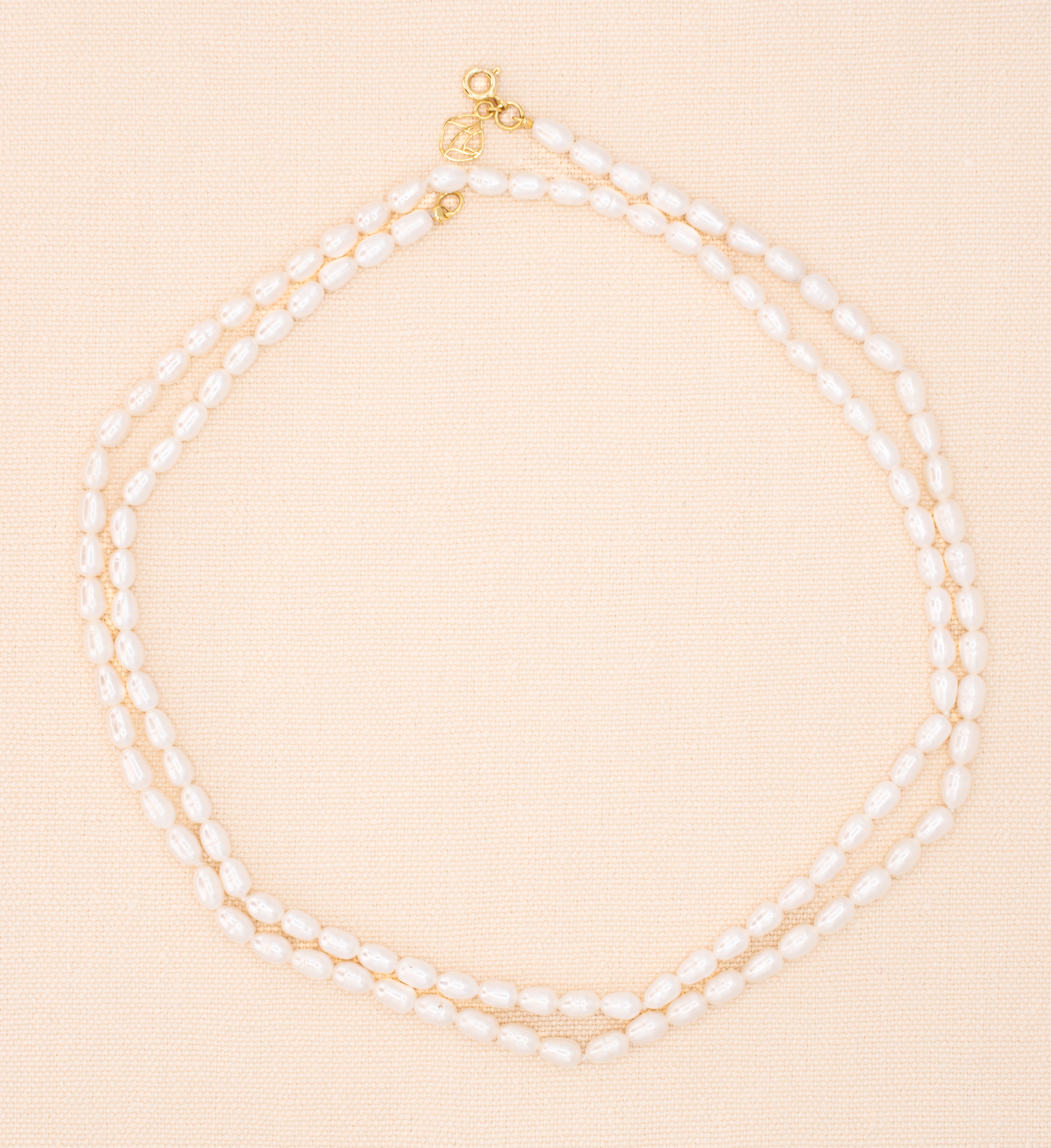 Mary White Pearl Opera Necklace