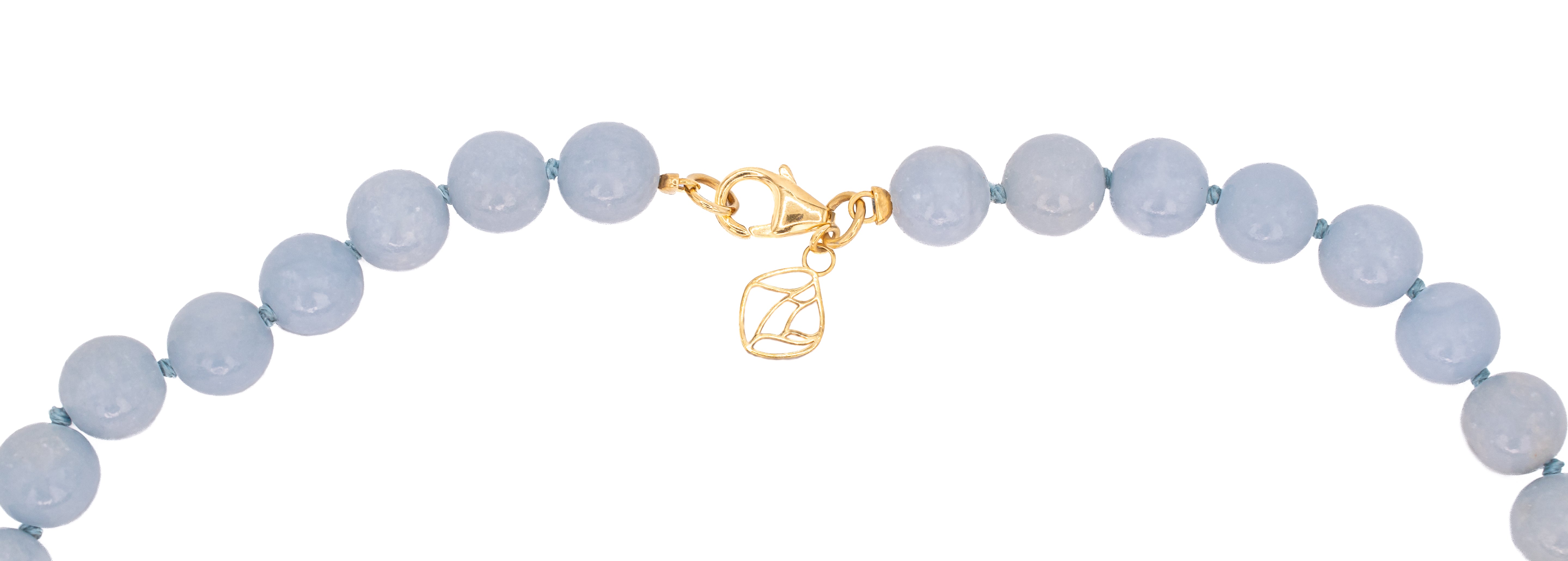 Alfie Necklace in Blue Angelite