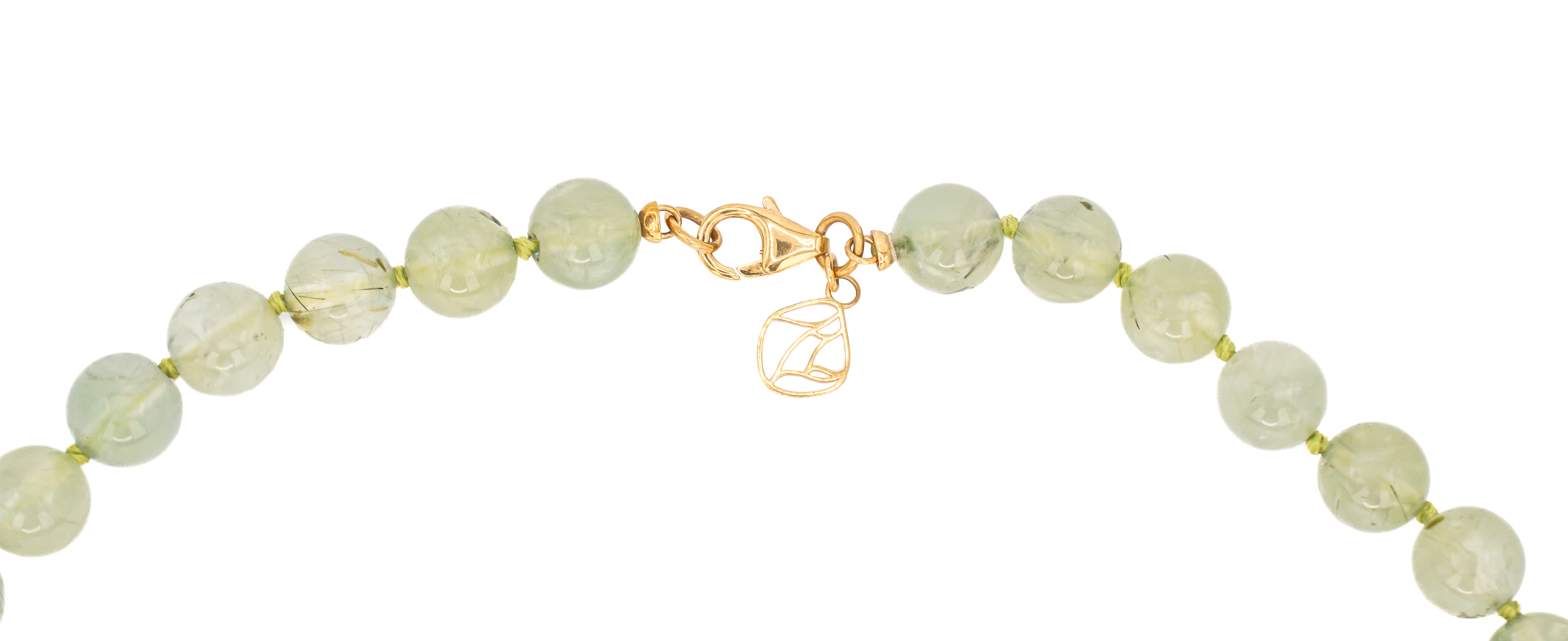 Alfie Necklace in Prehnite