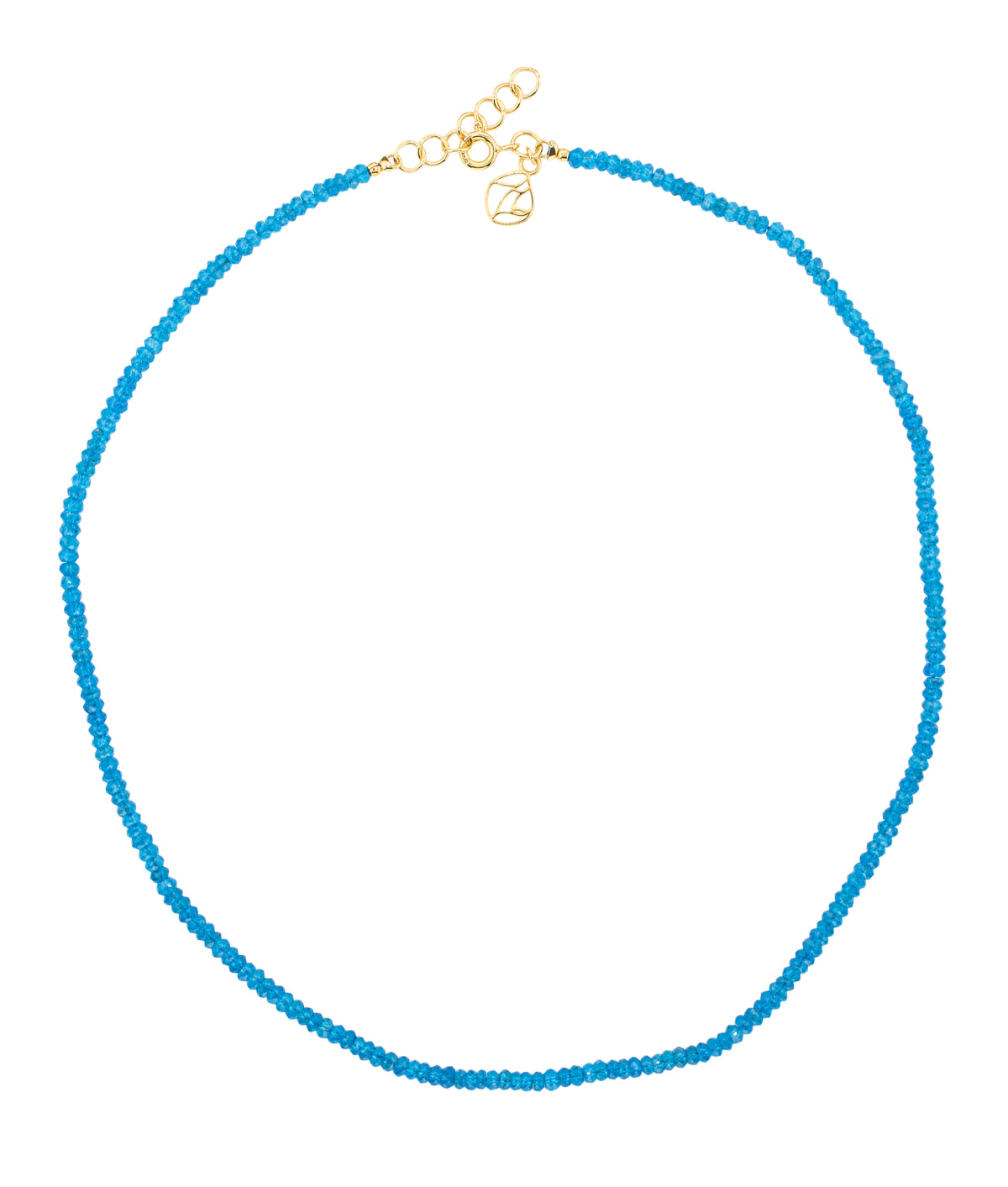 Aura Necklace in Blue Apatite