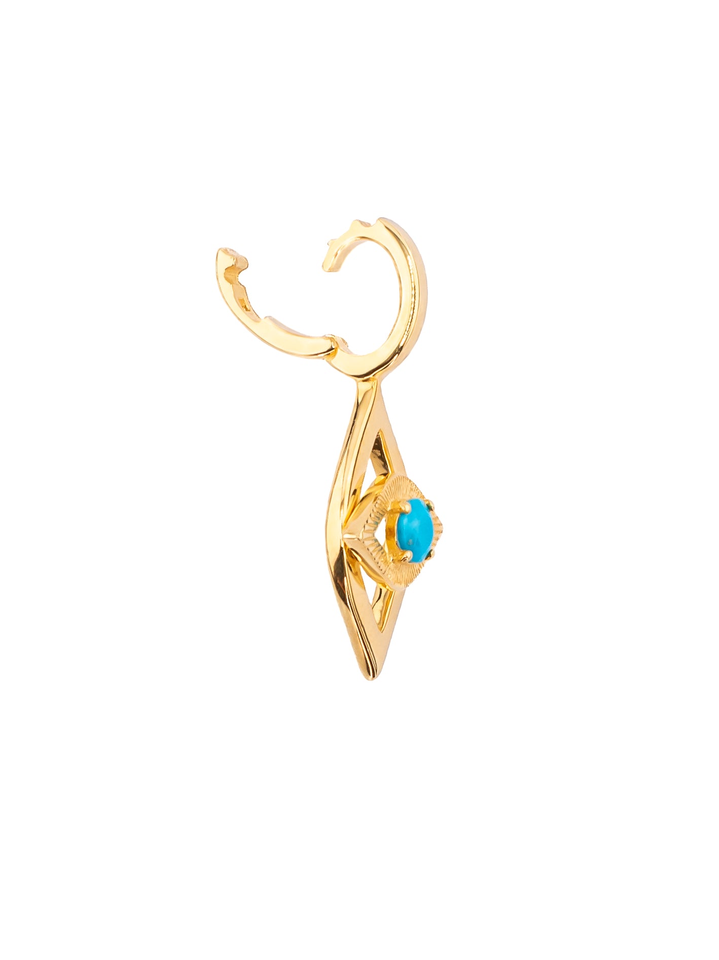 Nazar Evil Eye Amulet Charm in Turquoise