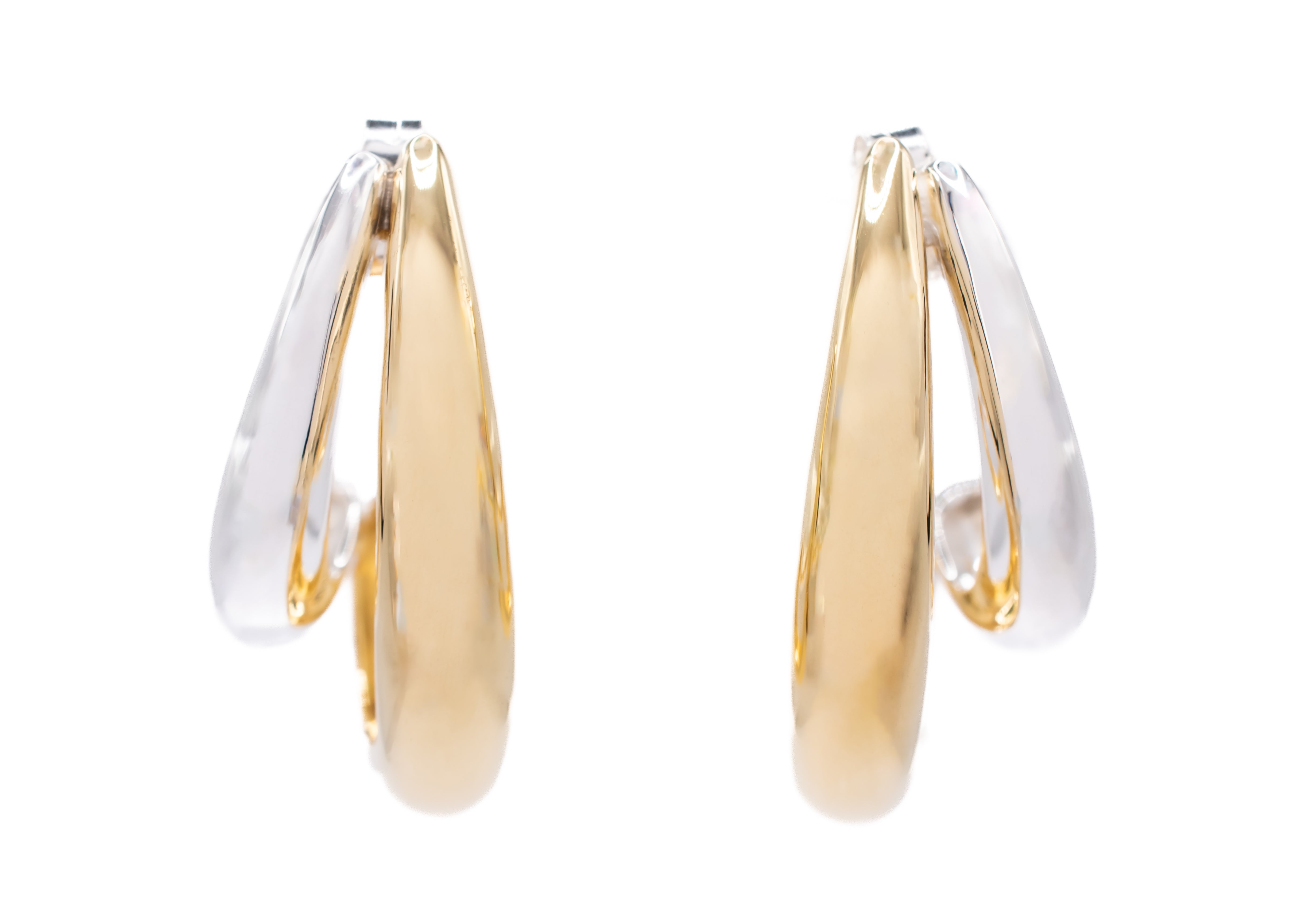 Spencer Earrings in Mixed Metal