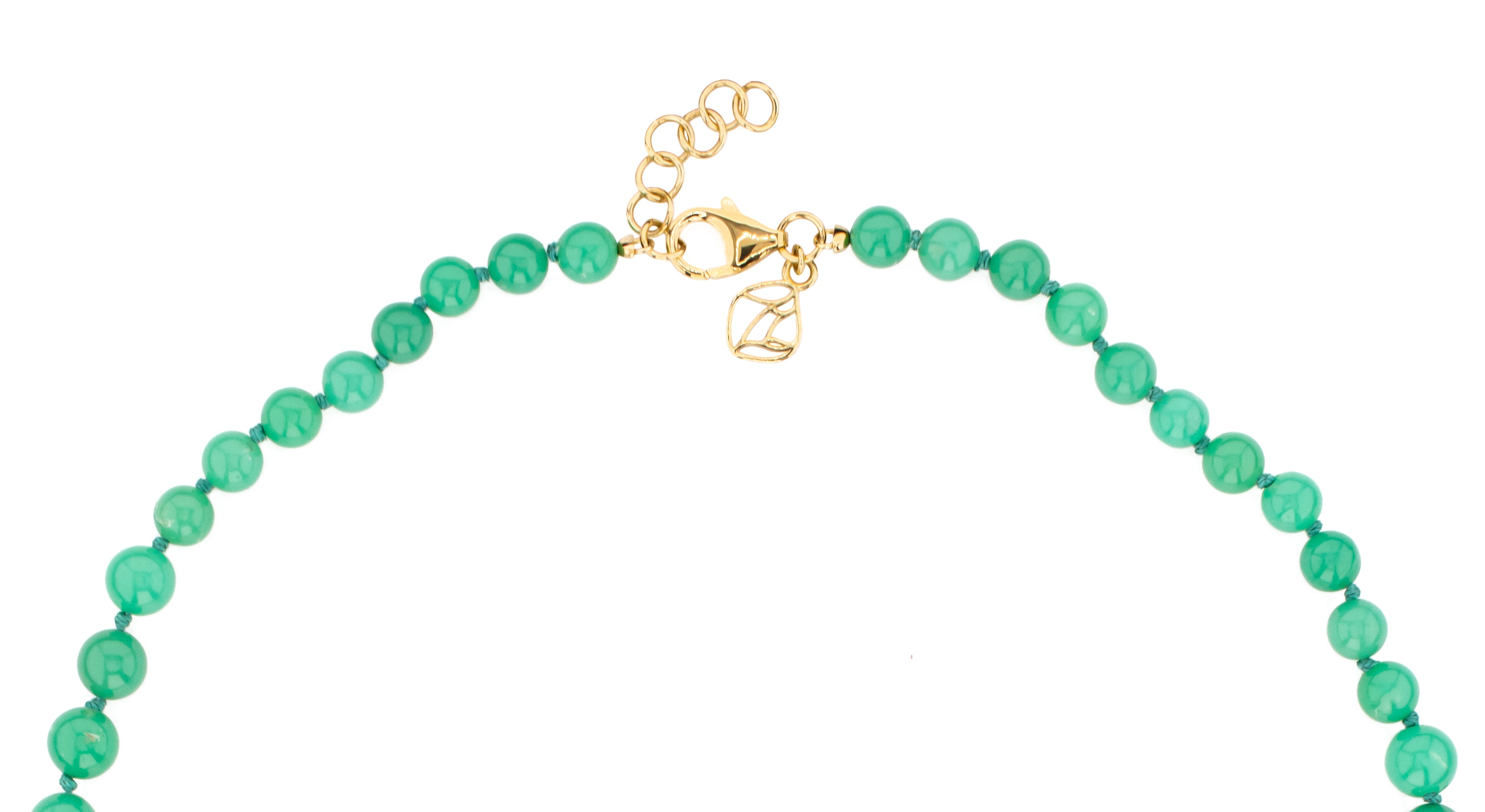 Chilton Necklace in Chrysoprase