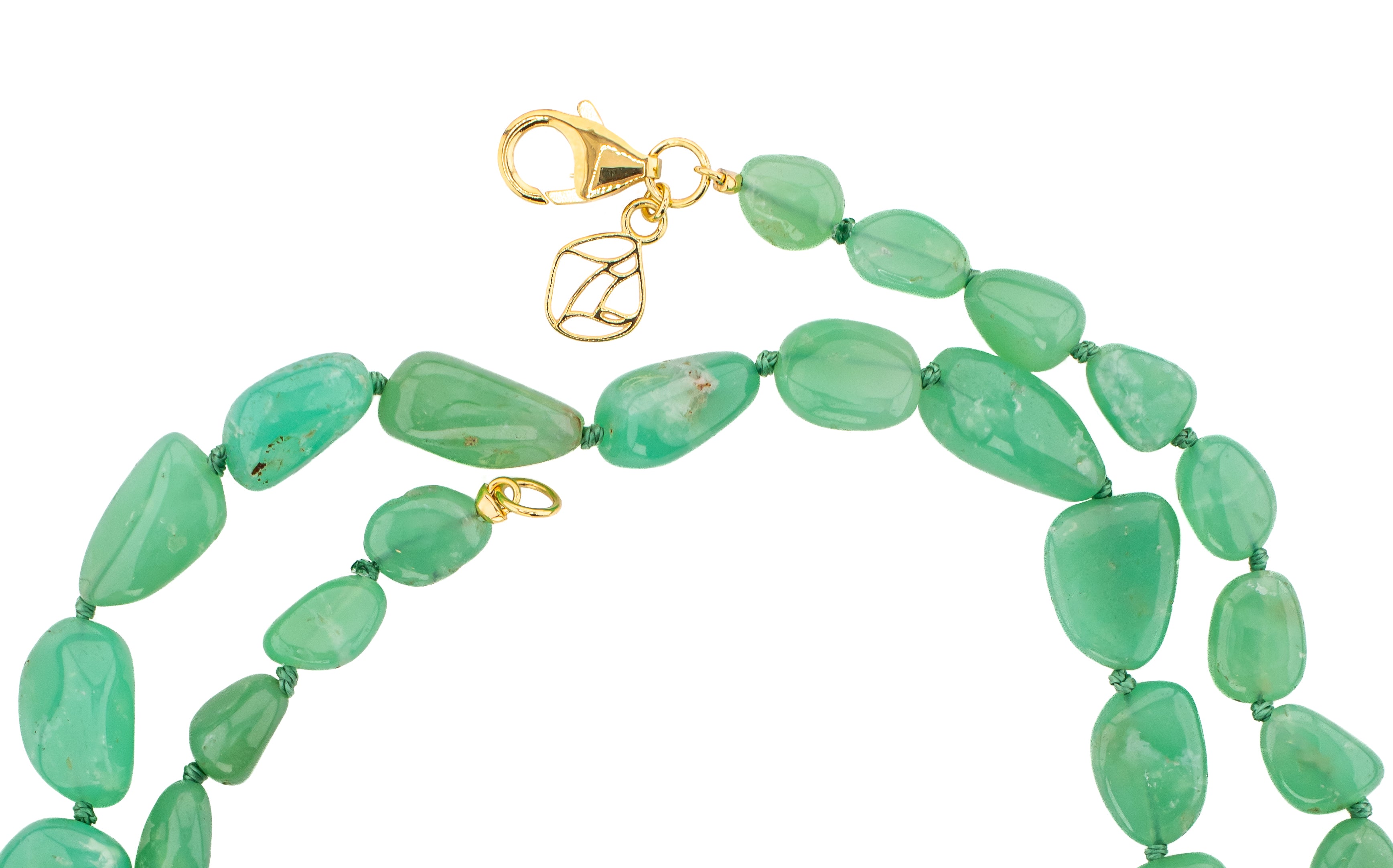 Imelda Necklace in Fancy Chrysoprase