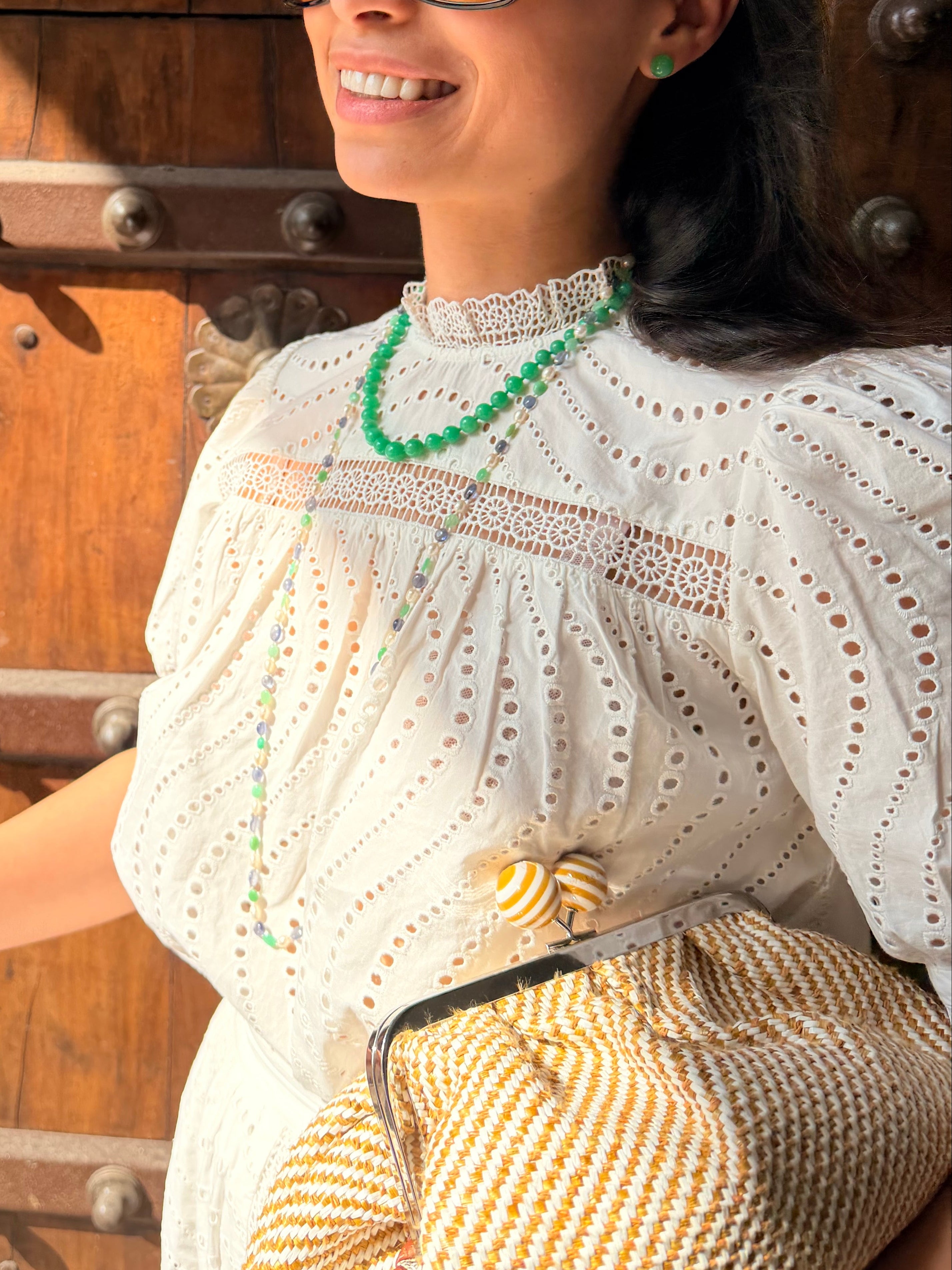 Chilton Necklace in Chrysoprase