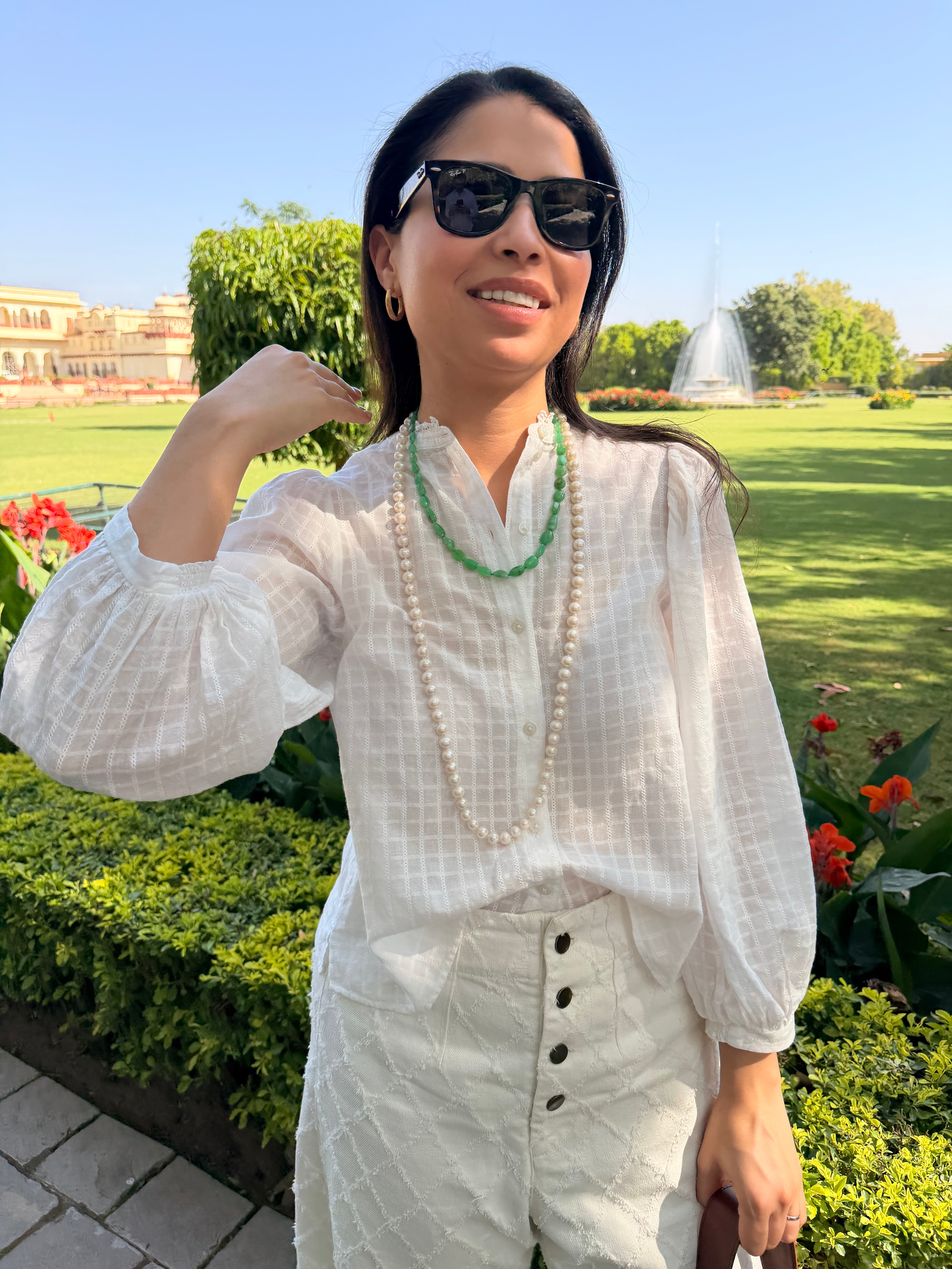 Imelda Necklace in Fancy Chrysoprase